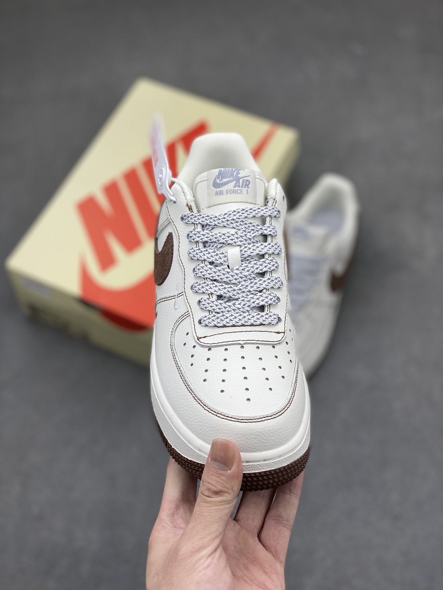 Nike Air Force 1 Low 'Carhartt' White Brown Casual Sneakers 3 i1715198900 6647 8