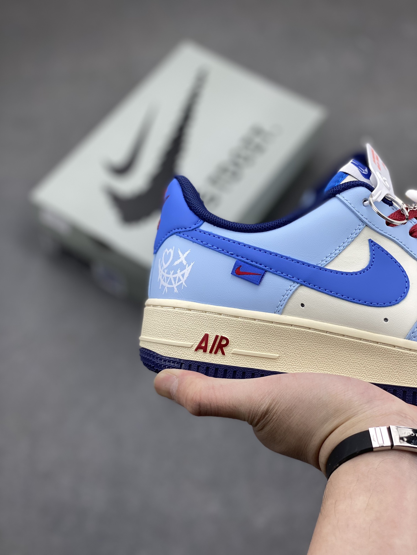 Nike Air Force 1 '07 Low "Joker Red" Custom Sneakers | Limited Edition 6 i1715198948 7832 5