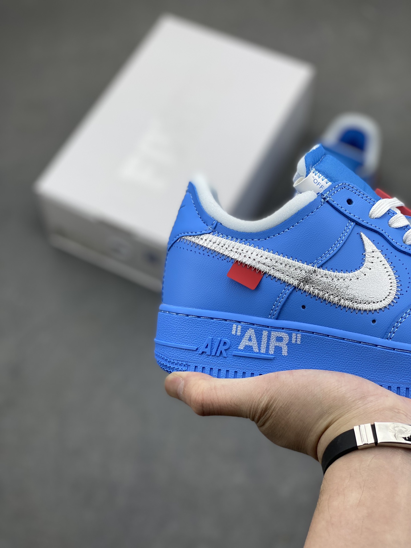 OW x NK Air Force 1 MCA Blue, Low-Top Sneakers for Men and Women 6 i1715285872 1172 1