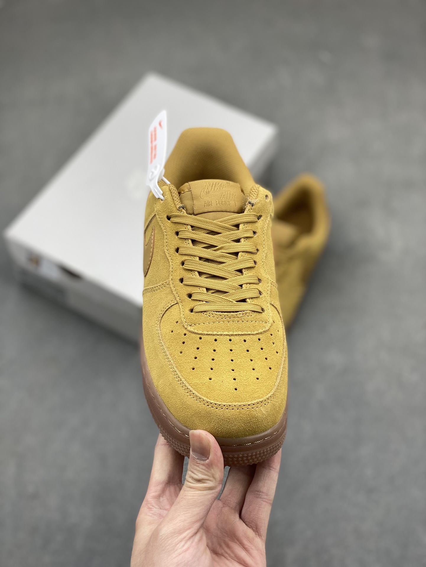 Nike Air Force 1 '07 Low Suede Wheat Gold Caramel Sneakers BQ5485-700 3 i1715286435 9168 7