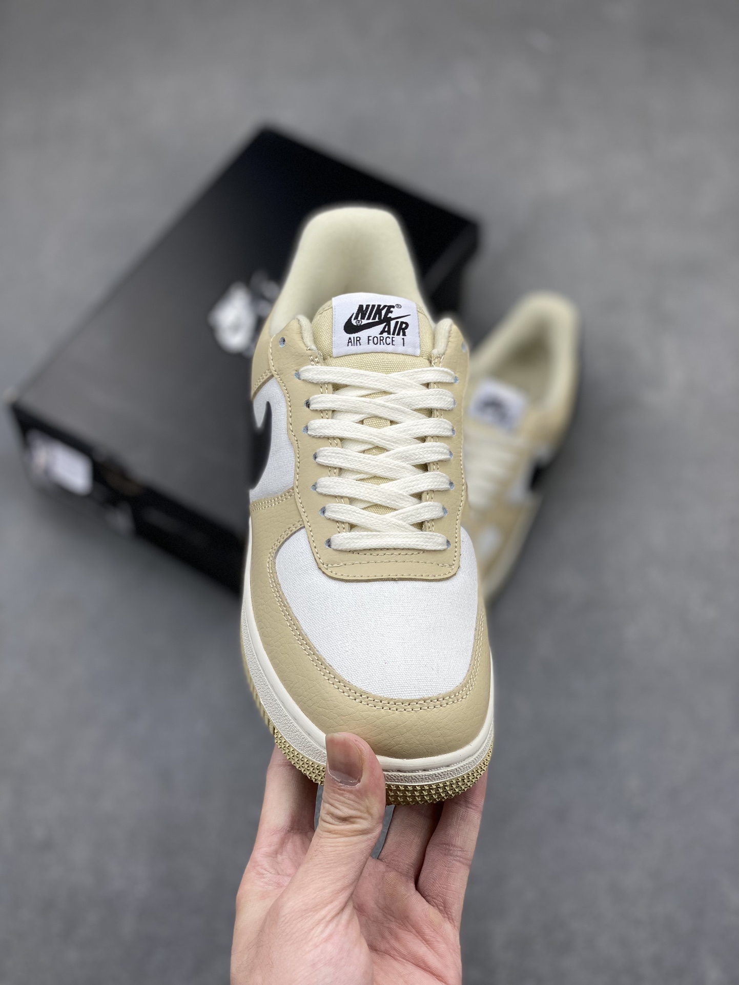 Nike Air Force 1 '07 Low 'Mica Khaki Black Swoosh' Casual Shoes DV7186-700 3 i1715286493 1722 4