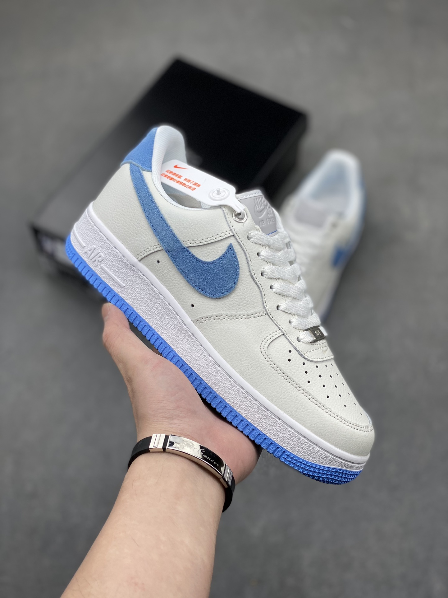Nike Air Force 1 '07 Low White/Blue - Original Design, Comfortable and Stylish 2 i1715286668 114 4