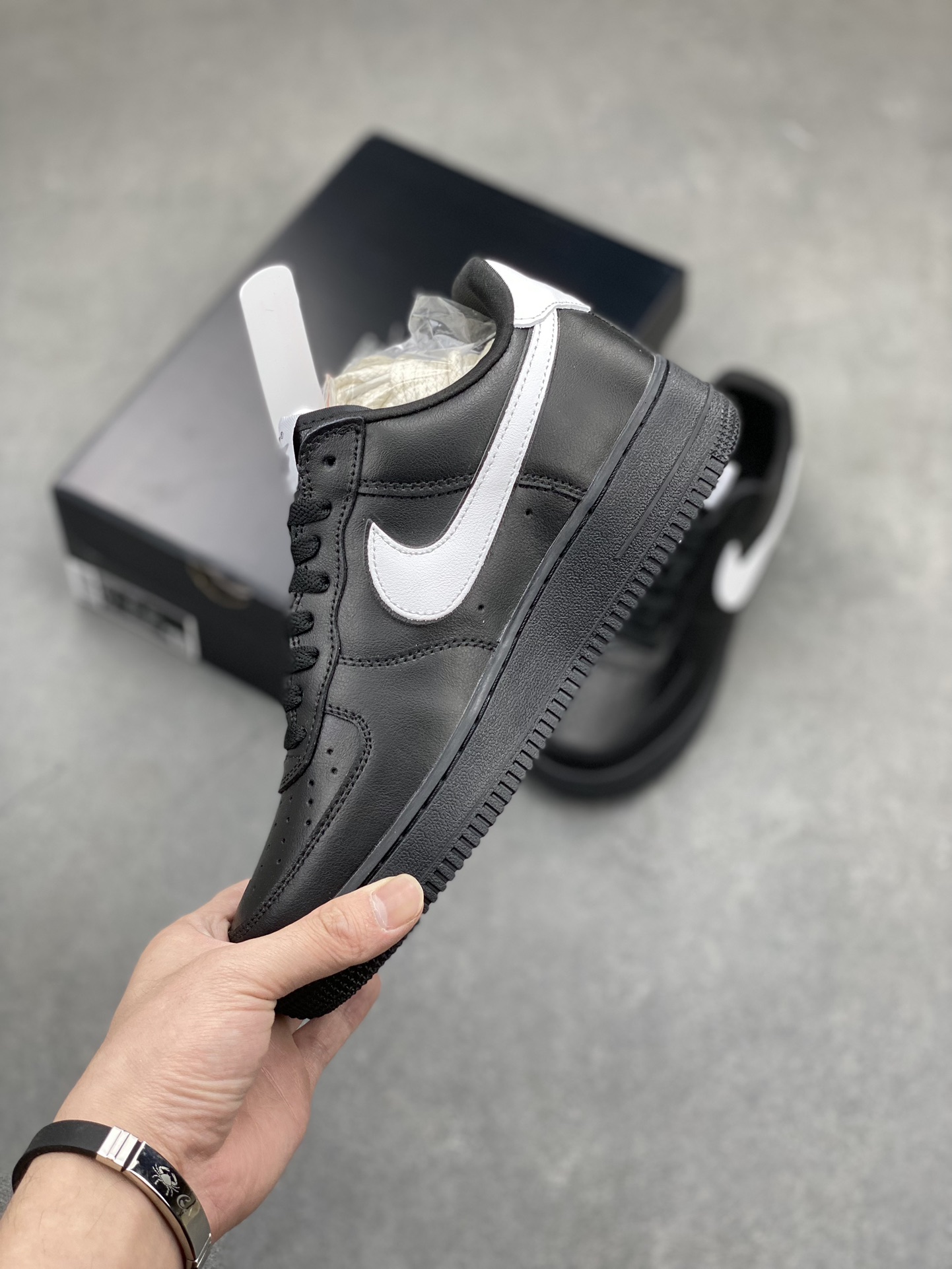 Nike Air Force 1 Low Black and White - Lifetime Warranty Included 4 i1715287127 3820 5