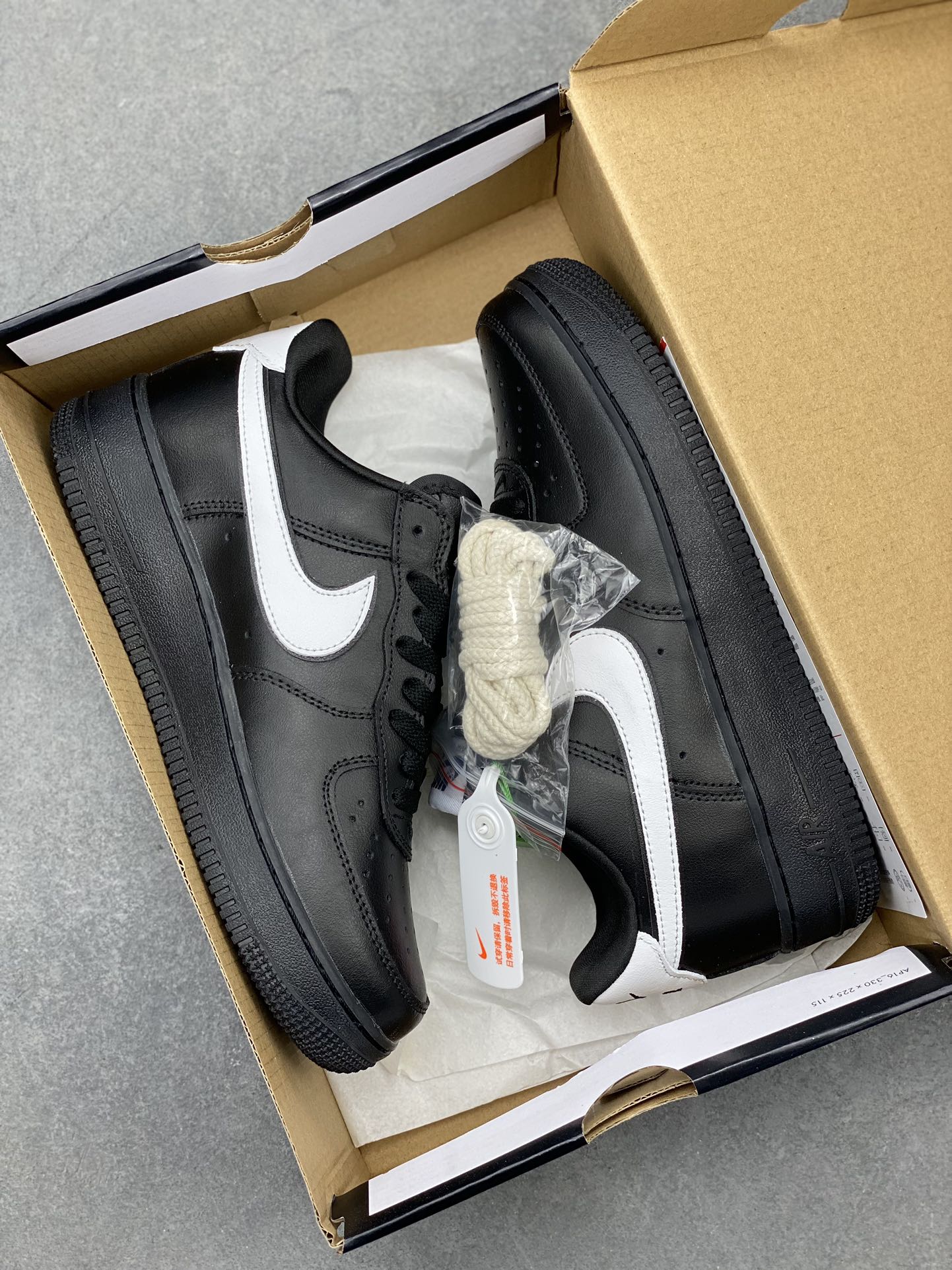 Nike Air Force 1 Low Black and White - Lifetime Warranty Included 10 i1715287127 7306 4