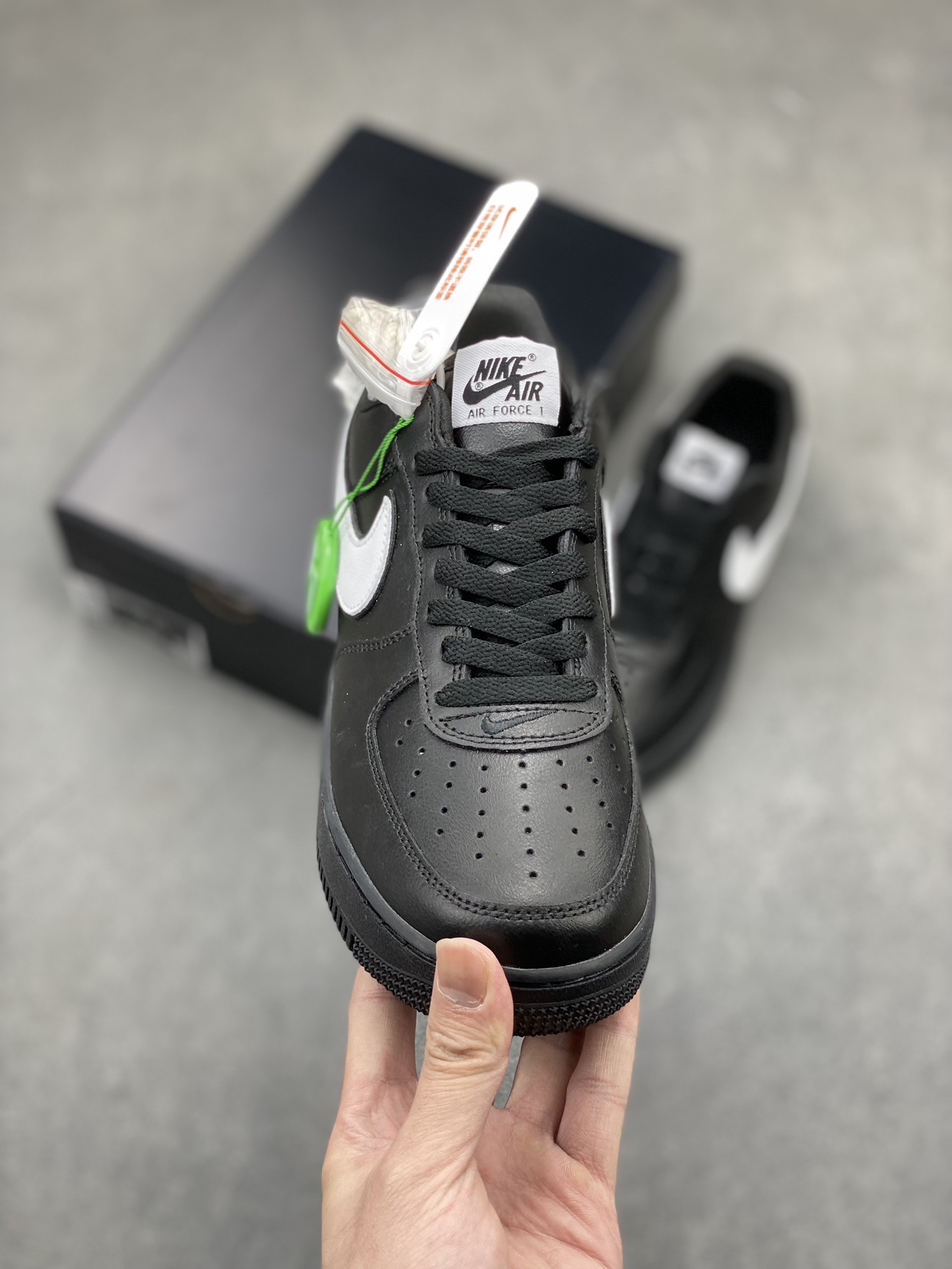 Nike Air Force 1 Low Black and White - Lifetime Warranty Included 3 i1715287127 7836 8