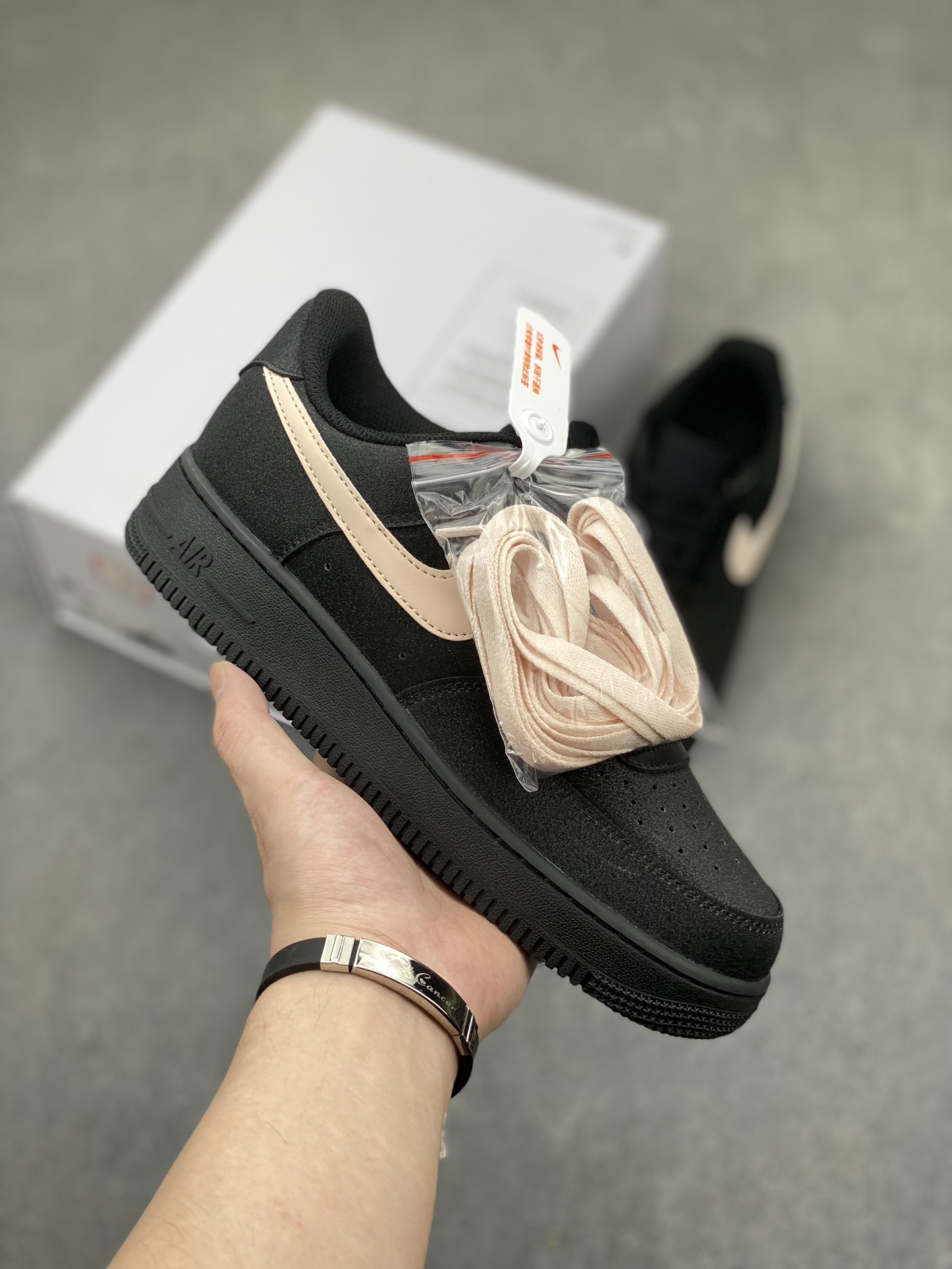 NK Air Force 1 '07 Low Custom Black/Sail Casual Sneaker CW2288-111 2 i1715460267 5220 6