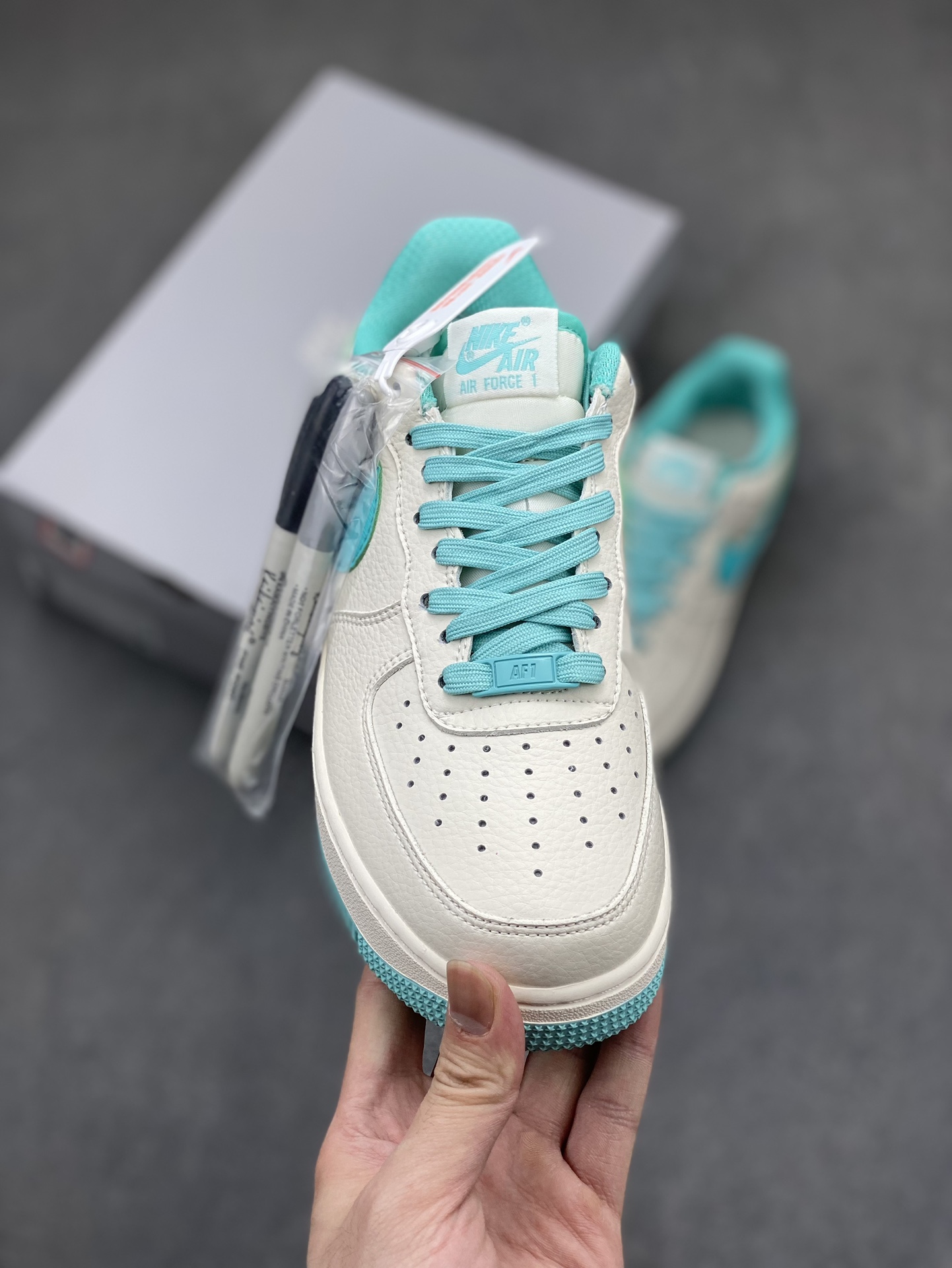 Nike Air Force 1 Low '07 Sky Blue Casual Sneakers with Marker 3 i1715460575 3213 0