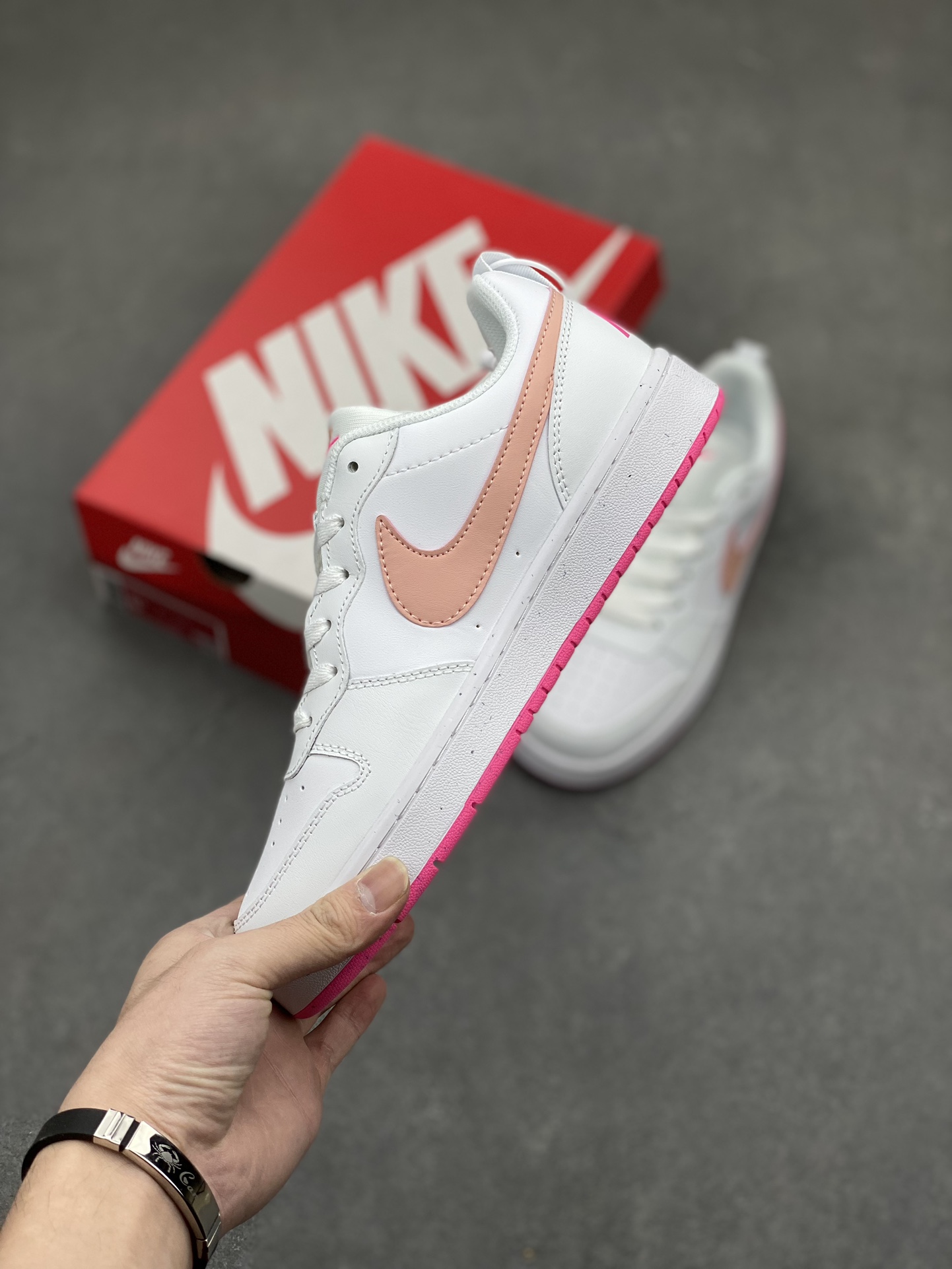 Nike Air Force 1 Low White Pink Casual Sneakers DV5456-111 4 i1715718433 1916 8