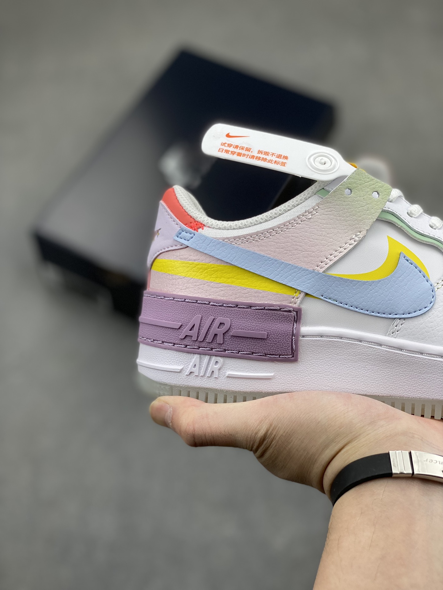 Nike Air Force 1 Shadow White Blue Purple Women's Shoes CW2630-141 6 i1715804314 5990 5