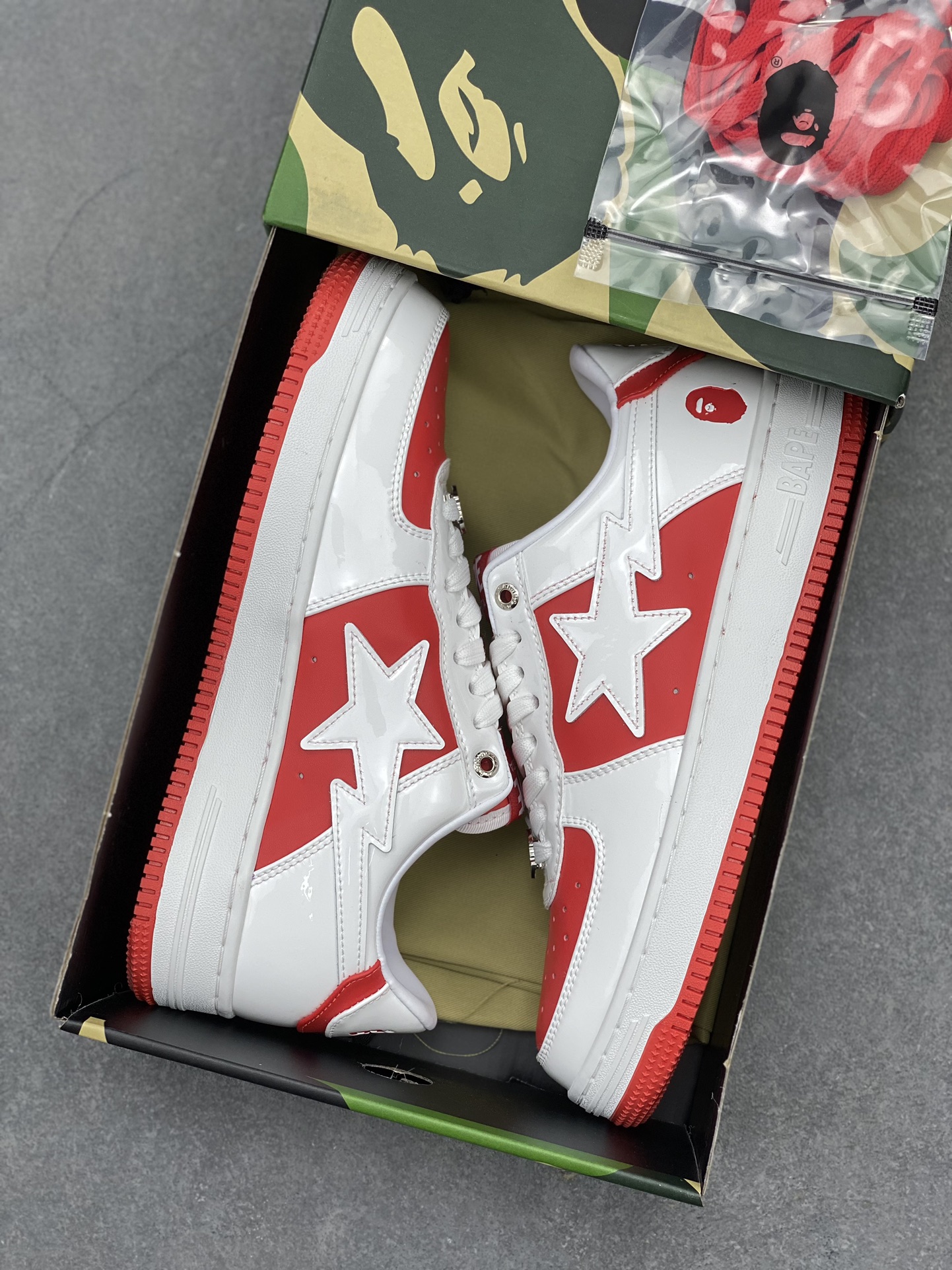 BAPE Sk8 Sta Nigo Low-Top Sneakers - Classic Style & Comfort - Sizes 36-46 10 i1715804455 4771 0