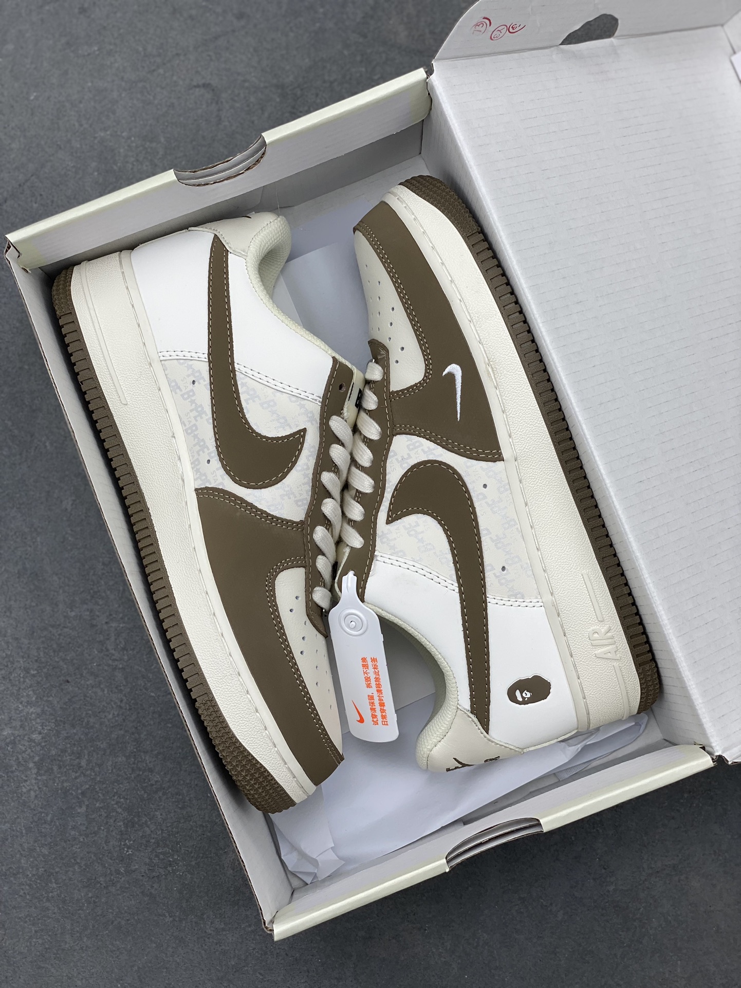 Nike Air Force 1 '07 Low BAPE Collab 'Light Cyan Pig Eight' Sneakers 10 i1715804519 1249 0