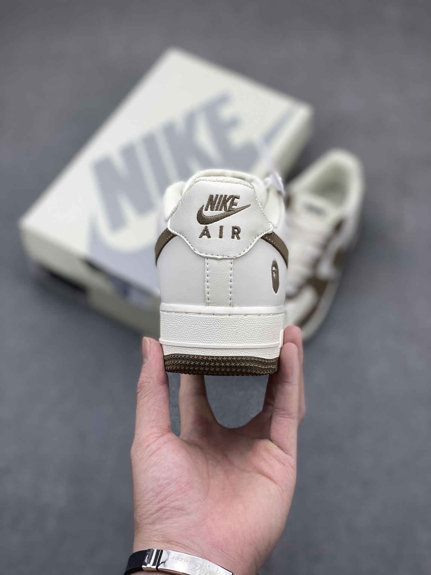Nike Air Force 1 '07 Low BAPE Collab 'Light Cyan Pig Eight' Sneakers 5 i1715804520 1123 0