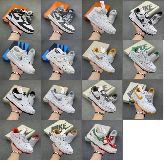 Nike Air Force 1 Low Custom Sneakers - Limited Edition Style & Comfort