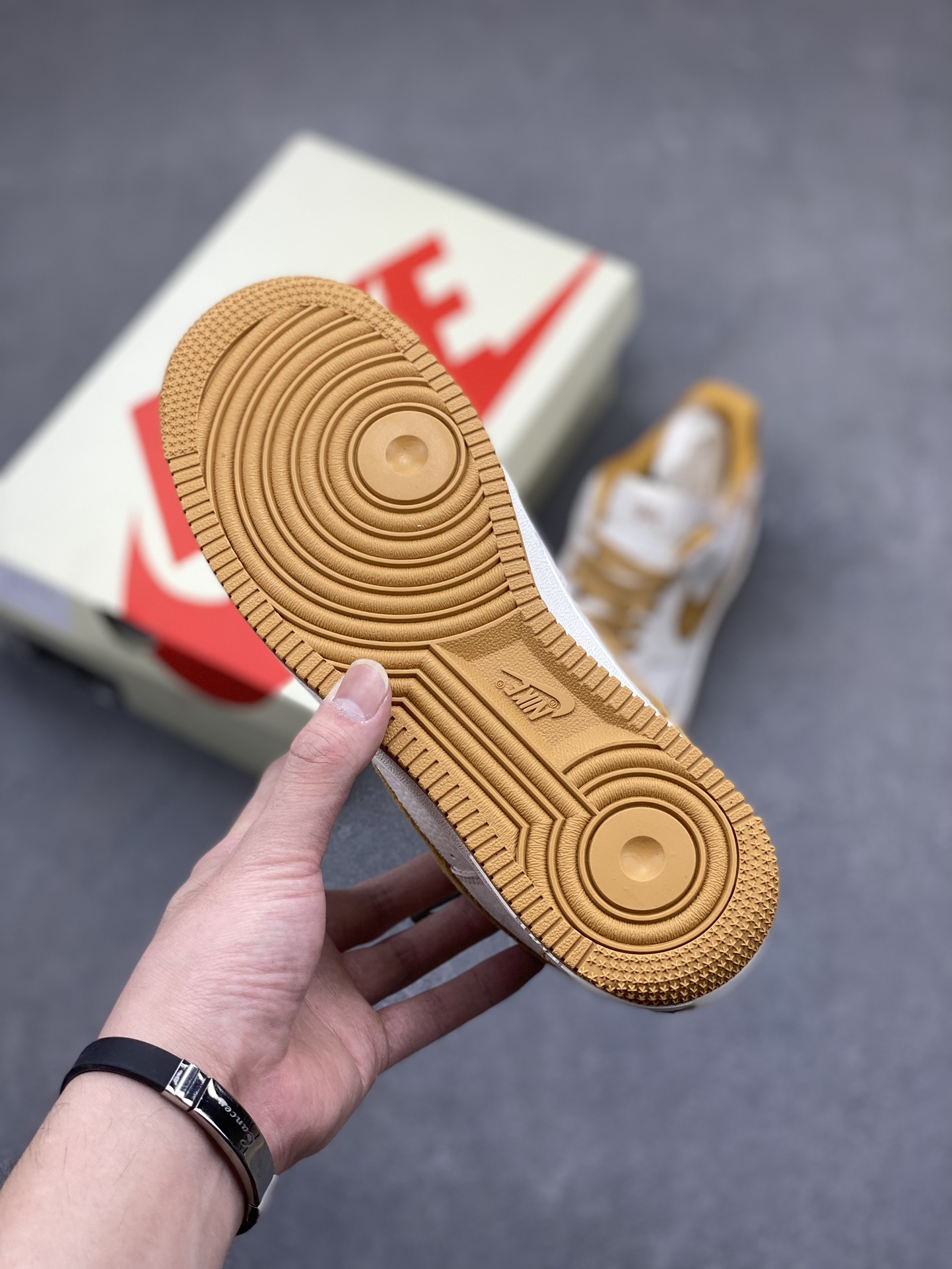 Nike Air Force 1 '07 Low Stussy Collab Wheat Gold Casual Sneakers 7 i1716059756 3796 4