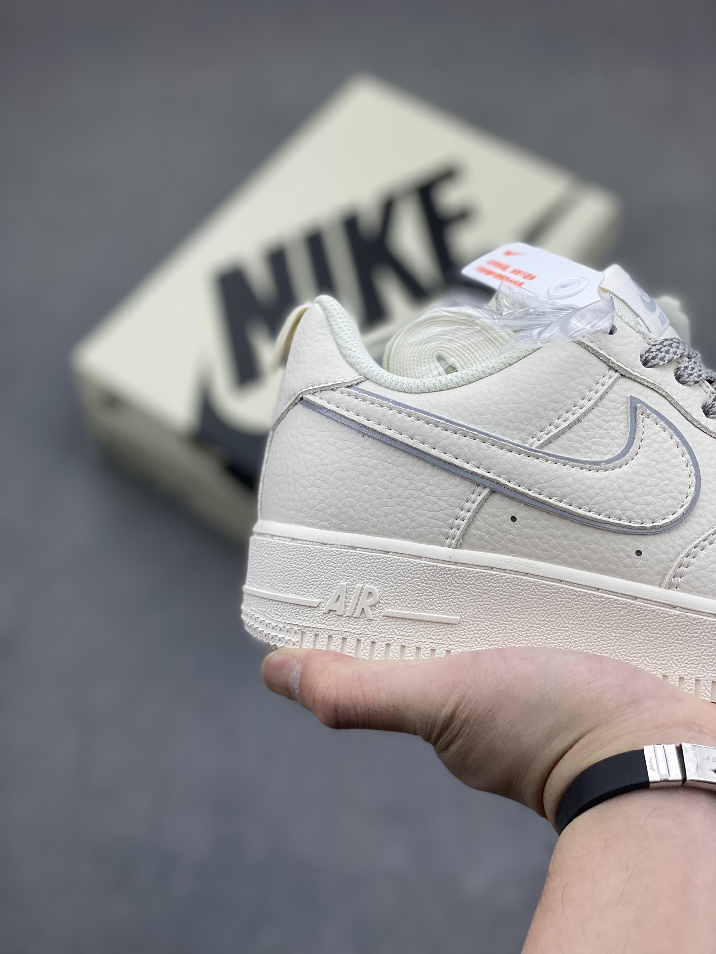 Nike Air Force 1 Low '07 Classic Grey Silver - Reflective Casual Shoes 6 i1716060076 1963 0