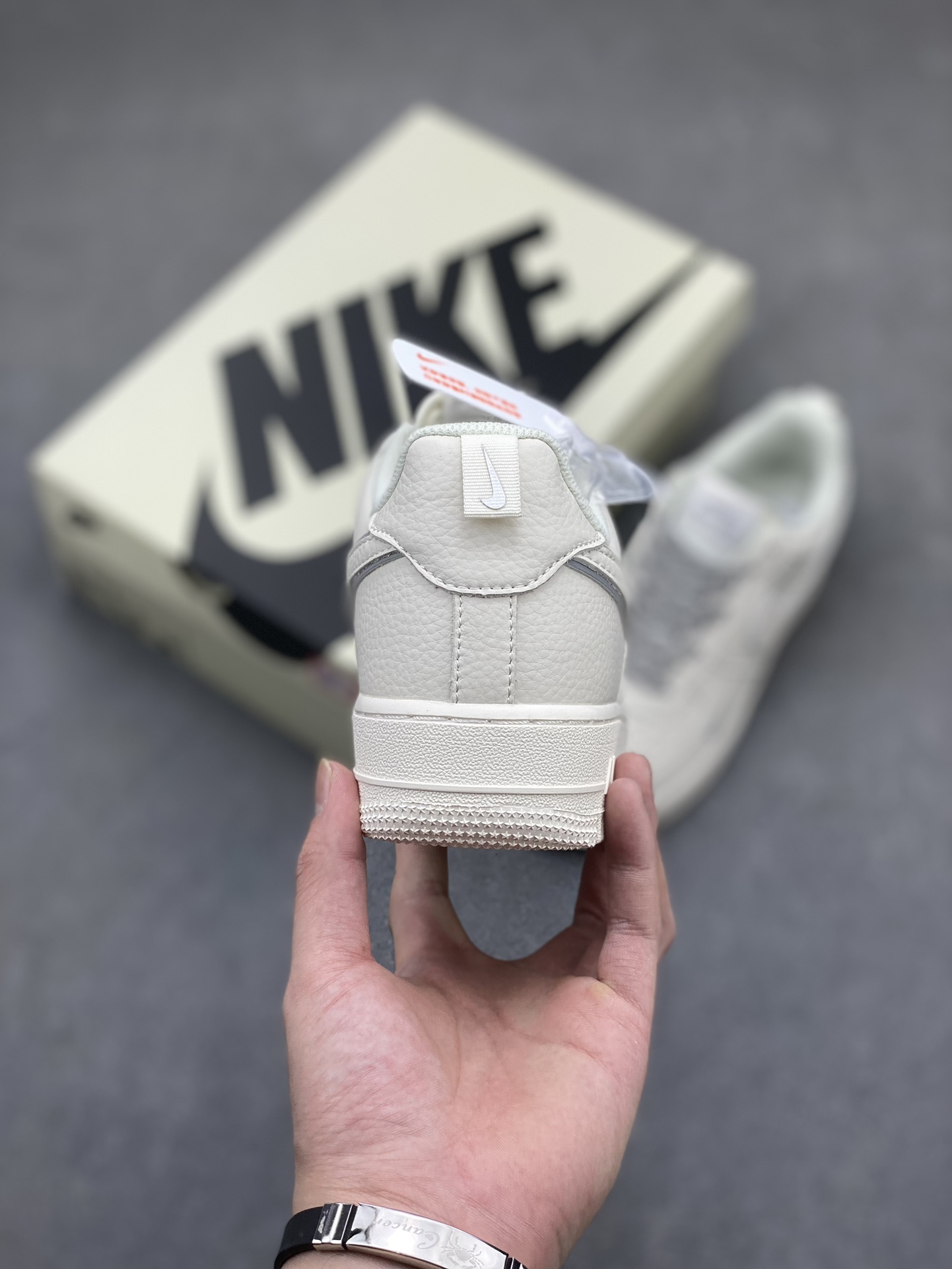 Nike Air Force 1 Low '07 Classic Grey Silver - Reflective Casual Shoes 5 i1716060076 5963 0