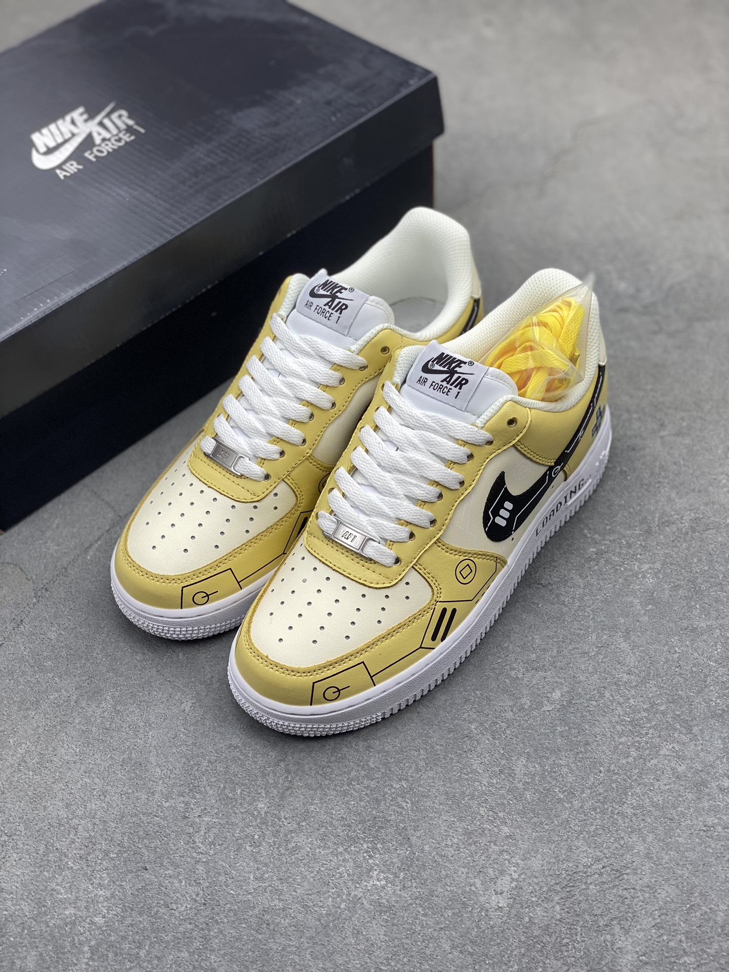 Nike Air Force 1 '07 PS5 Custom Sneakers - Limited Edition Graffiti Design 9 i1716060389 519 0