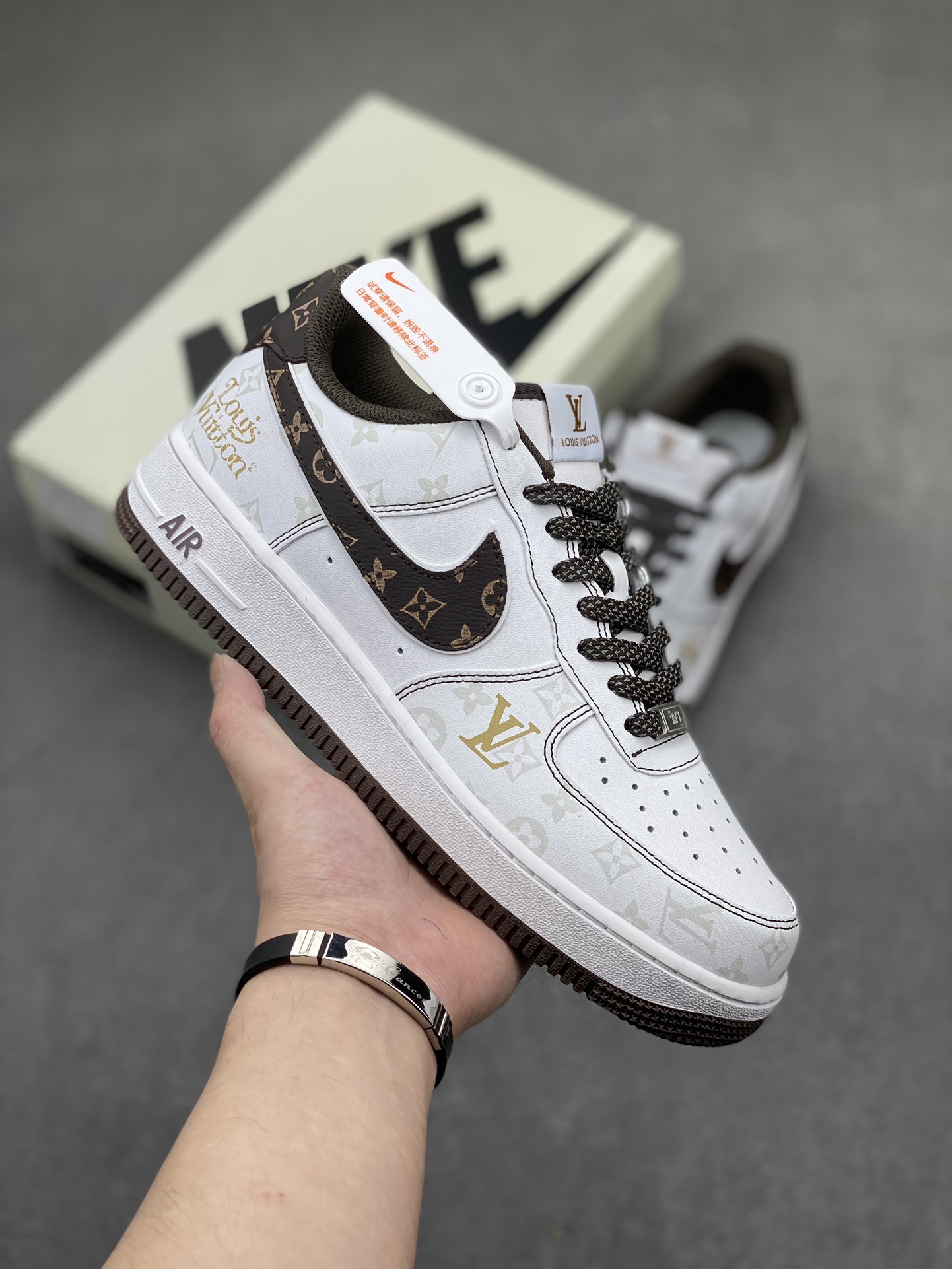 Nike Air Force 1 Low Louis Vuitton Brown, Limited Edition Sneakers 2 i1716236499 2401 8