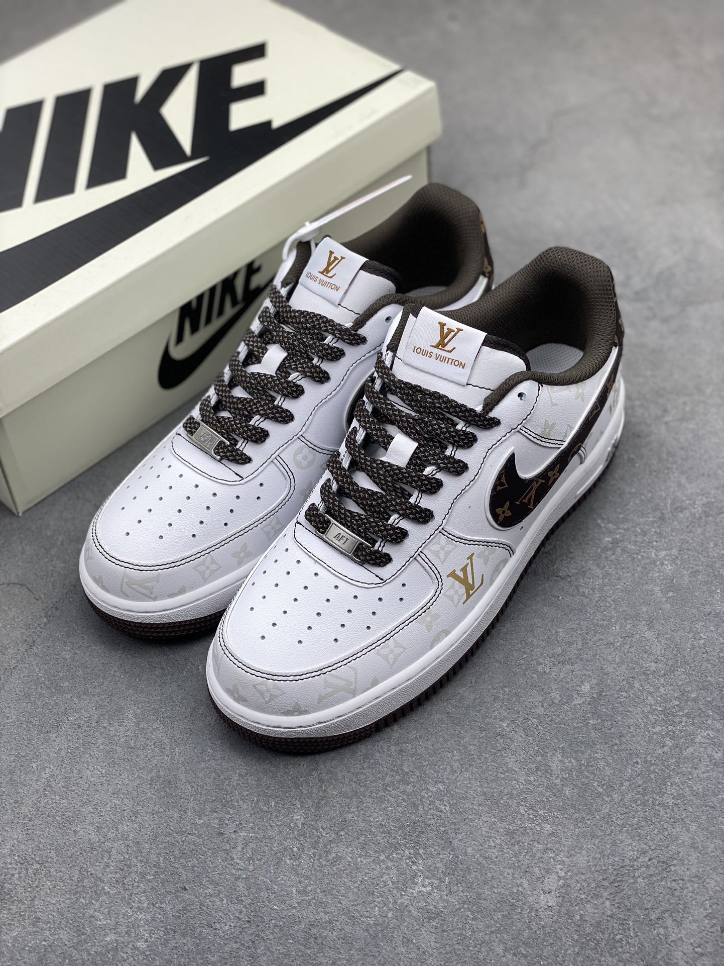Nike Air Force 1 Low Louis Vuitton Brown, Limited Edition Sneakers 9 i1716236499 8563 4