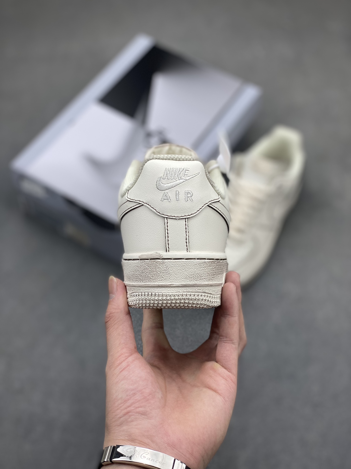 Nike Air Force 1 '07 Low Beige Ropes Sneakers - Distressed Look 5 i1716324067 6858 0