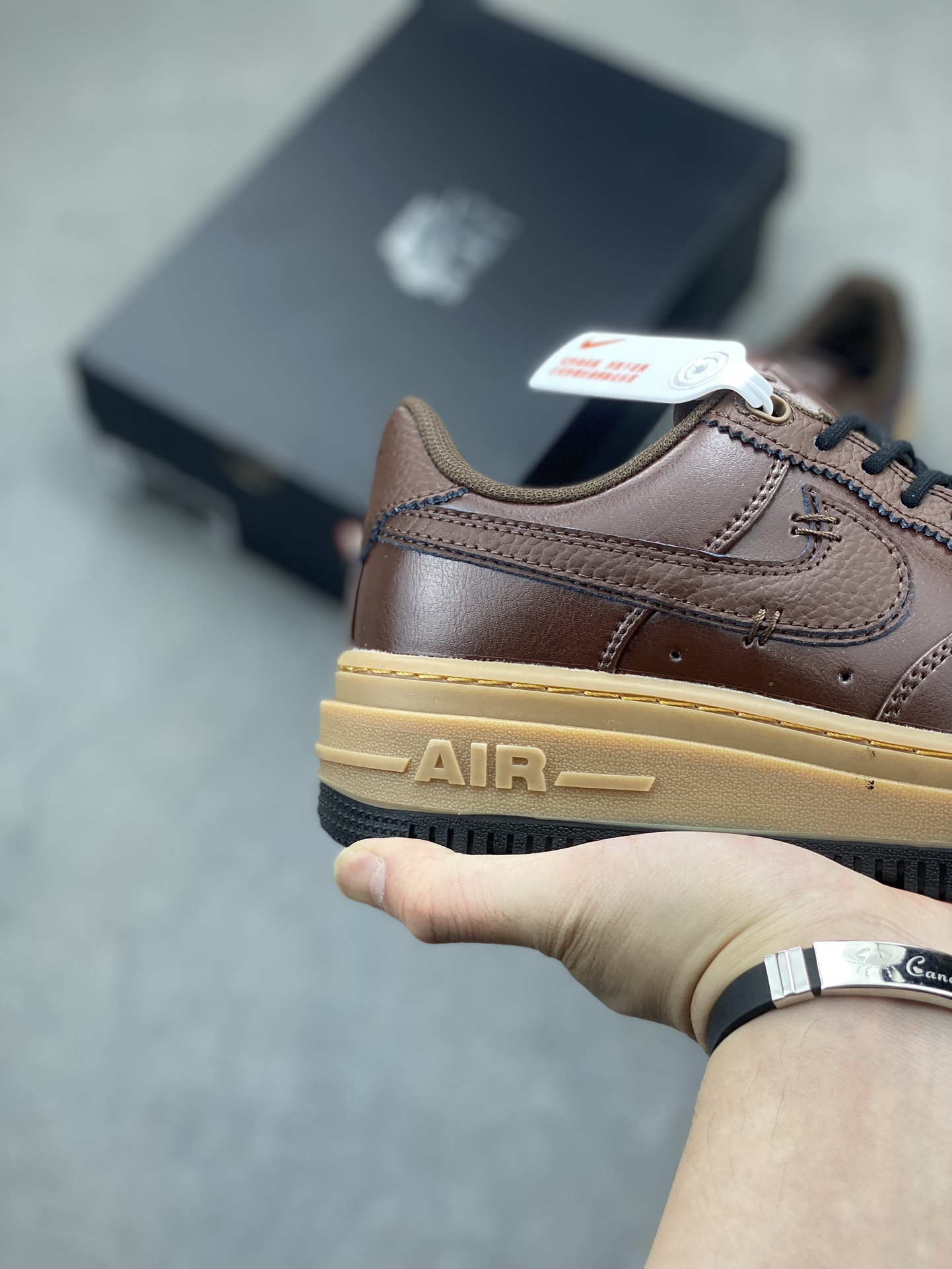 Nike Air Force 1 Low Luxe Brown Leather Casual Sneakers DM2451-200 6 i1716324125 1944 0
