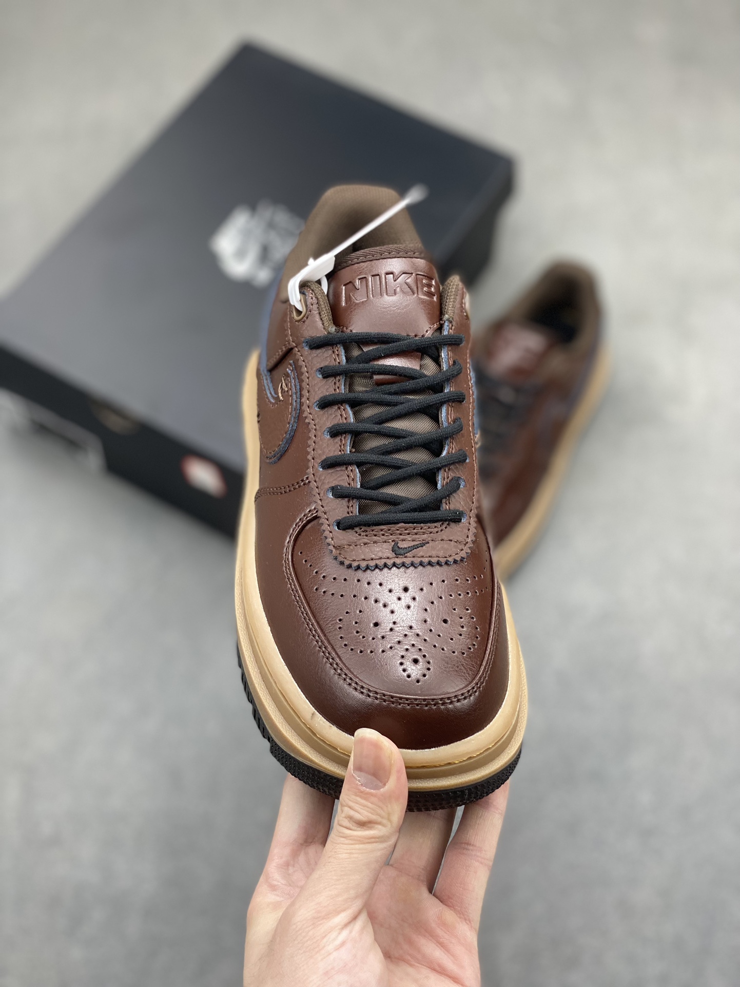 Nike Air Force 1 Low Luxe Brown Leather Casual Sneakers DM2451-200 3 i1716324125 8462 0
