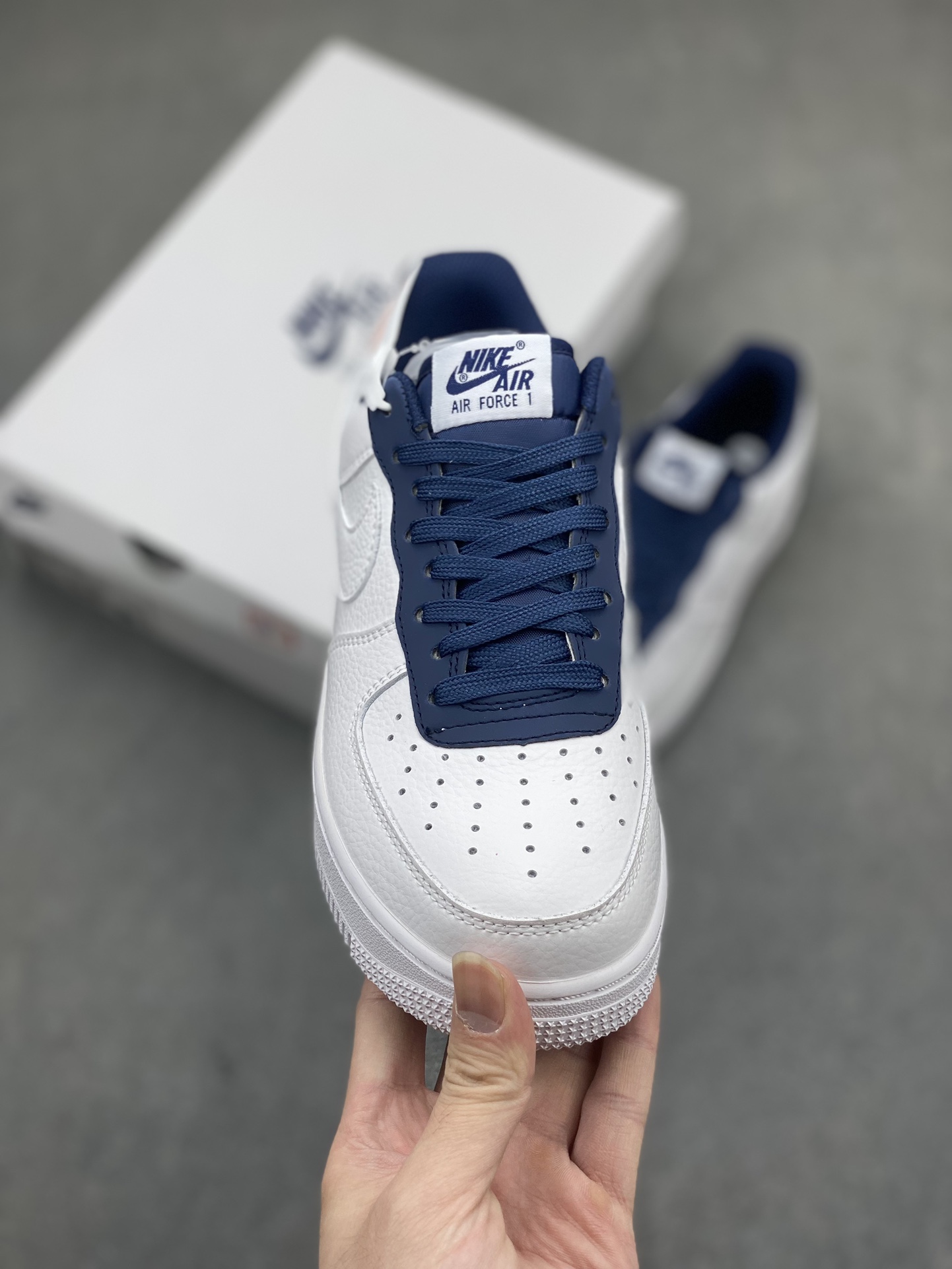 Fragment Design x Nike Air Force 1 Low White/Deep Royal Blue Shoes 3 i1716411026 8224 0