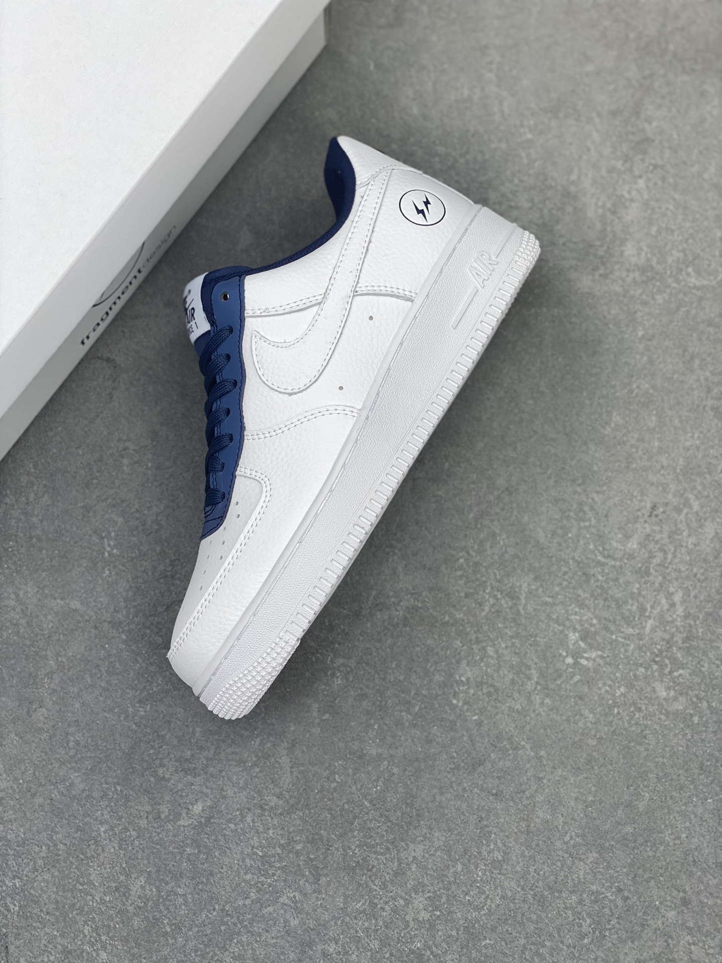 Fragment Design x Nike Air Force 1 Low White/Deep Royal Blue Shoes 8 i1716411027 9472 0