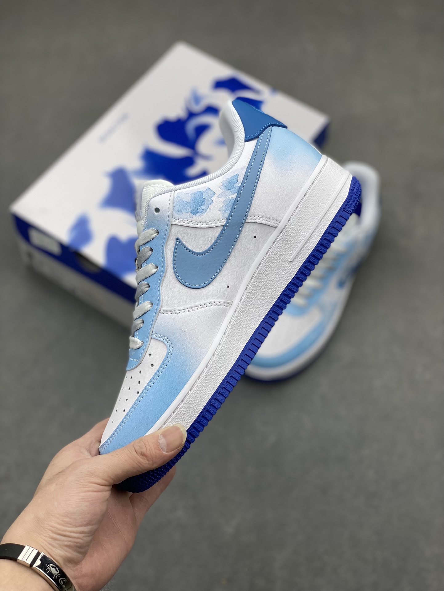 Nike Air Force 1 Low DV0813-104 White/Blue - Original Quality & Comfort 4 i1716493327 7059 0