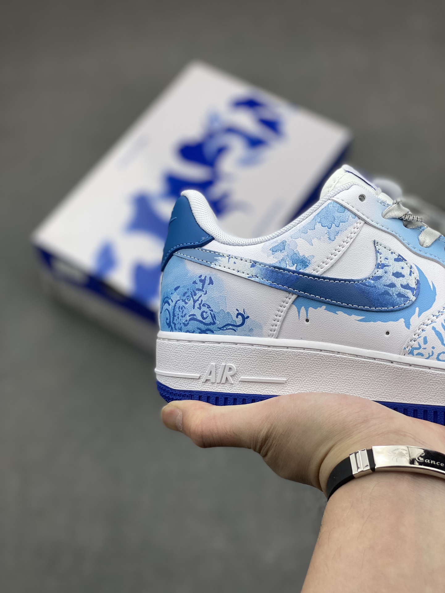 Nike Air Force 1 Low DV0813-104 White/Blue - Original Quality & Comfort 6 i1716493327 7629 0