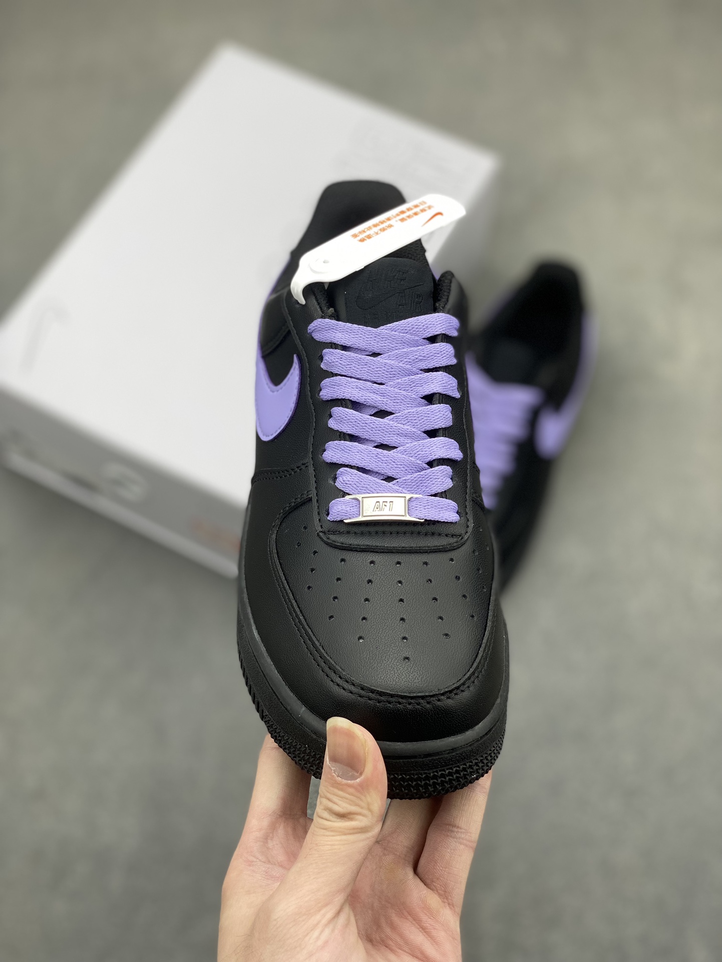 Nike Air Force 1 CW2288-111 Black/Purple Fashion Sneakers 3 i1716493385 3385 0