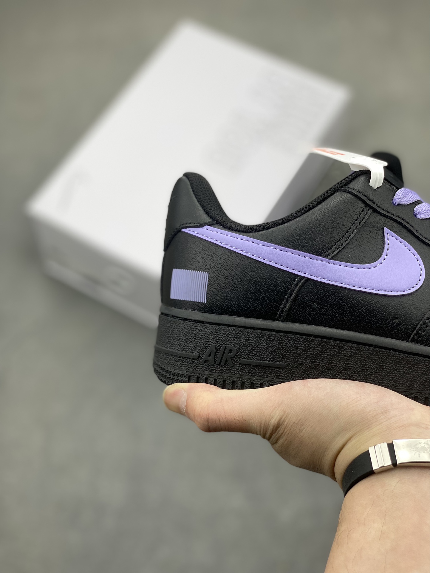 Nike Air Force 1 CW2288-111 Black/Purple Fashion Sneakers 6 i1716493387 379 0