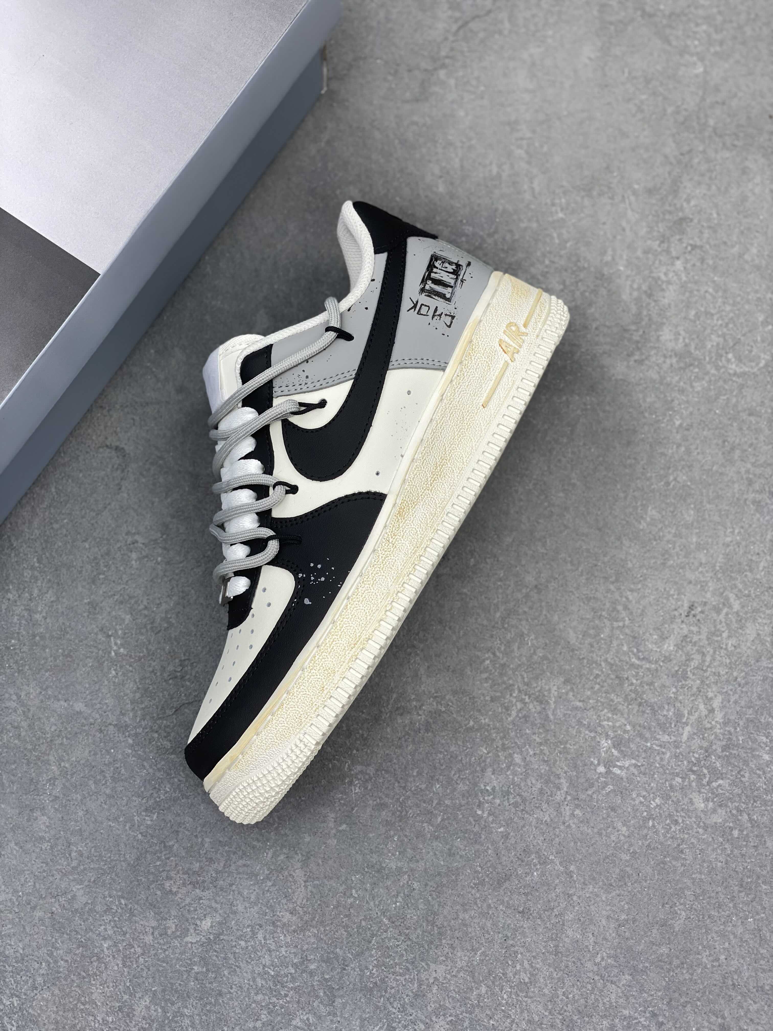 Nike Air Force 1 Low Black/White Custom Edition - Premium Quality Sneakers 8 i1716493447 7779 0