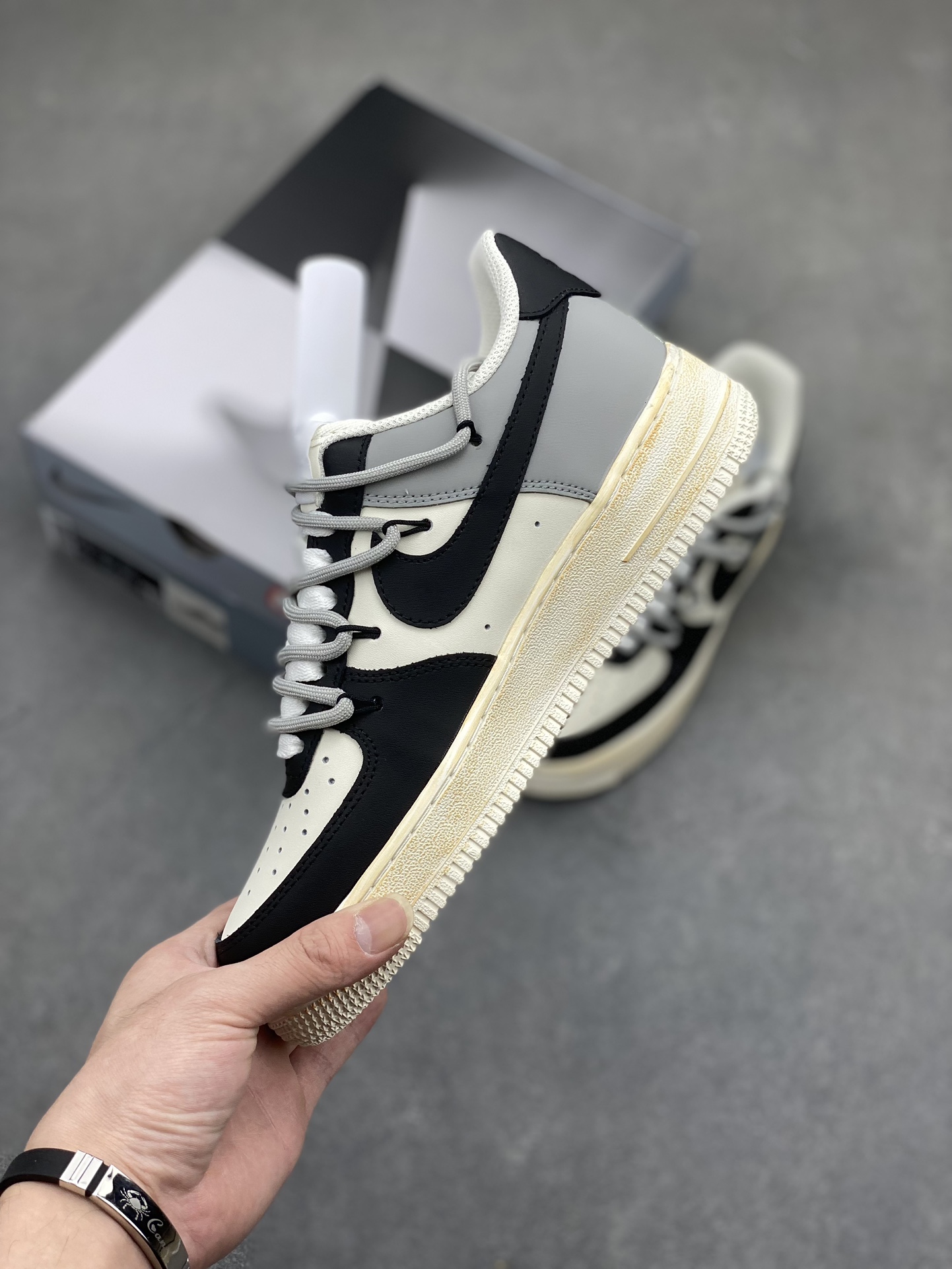 Nike Air Force 1 Low Black/White Custom Edition - Premium Quality Sneakers 4 i1716493447 7861 0