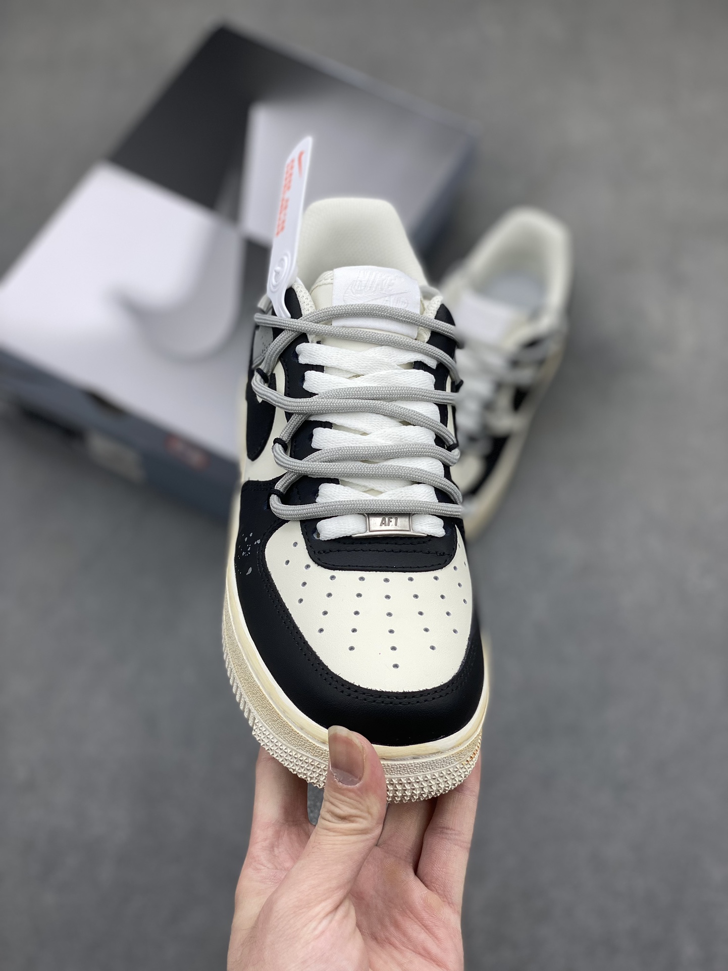 Nike Air Force 1 Low Black/White Custom Edition - Premium Quality Sneakers 3 i1716493447 8654 0