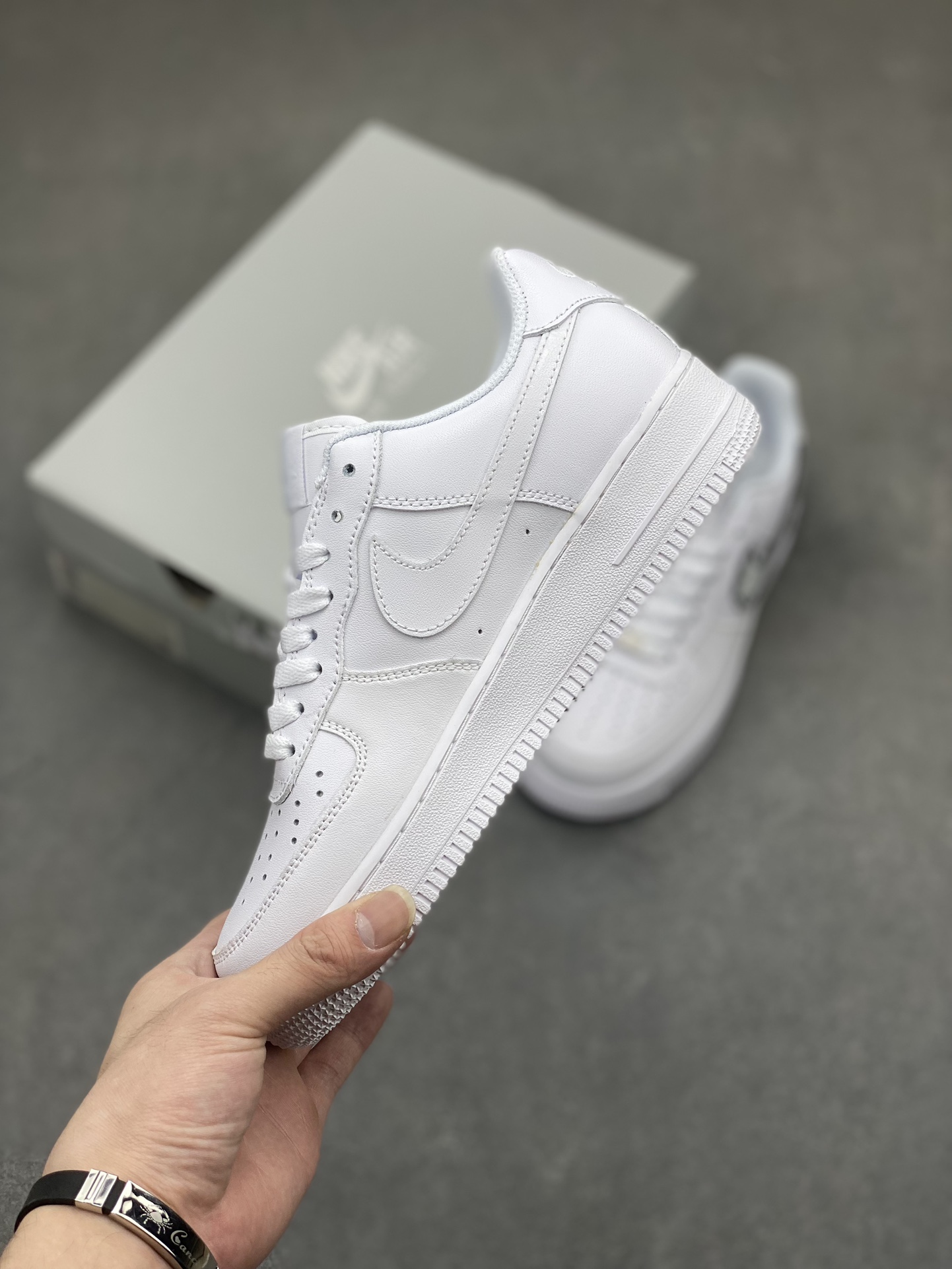 Nike Air Force 1 '07 Low White/Grey Sneakers Size 36-45 4 i1716667507 1928 2
