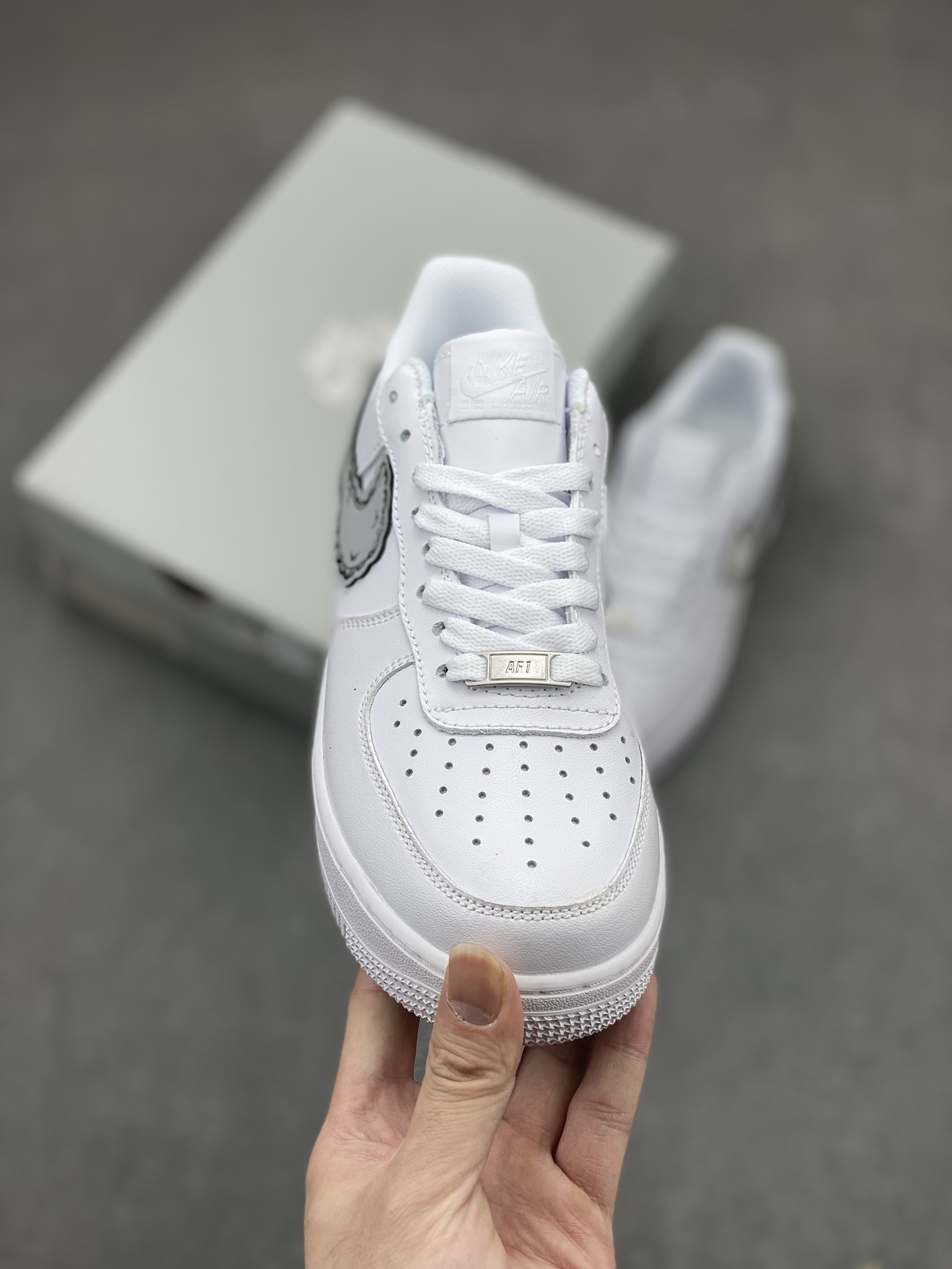 Nike Air Force 1 '07 Low White/Grey Sneakers Size 36-45 3 i1716667532 1235 0
