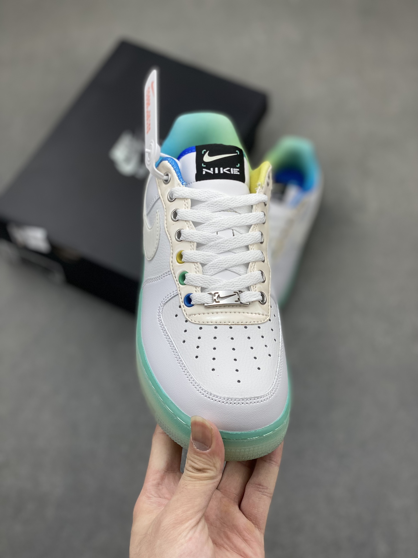 Nike Air Force 1 '07 Low White/Multi-Color Casual Sneakers FJ7066-114 3 i1716669534 8278 5