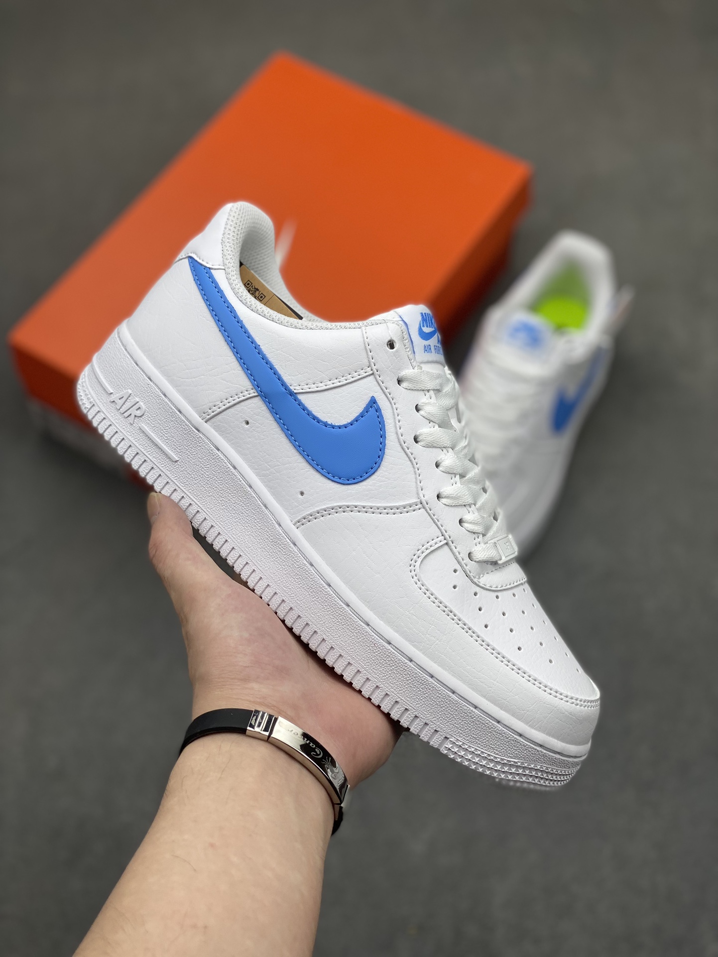 Nike Air Force 1 '07 Low White/Blue Casual Sneakers DV3808-103 2 i1716755781 4543 0