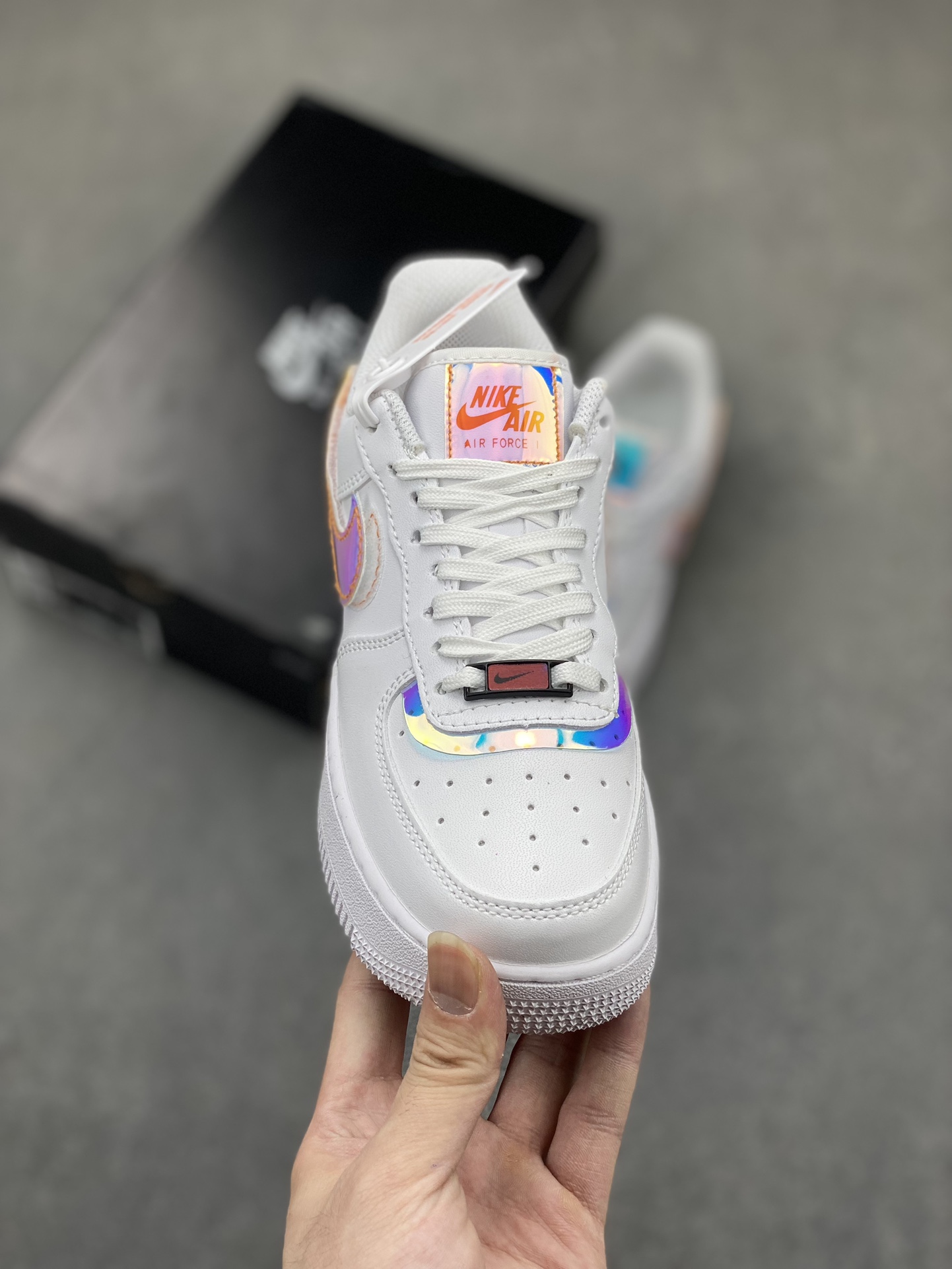 Nike Air Force 1 Low White Iridescent Casual Sneakers - Iconic Style 3 i1716834076 8412 0
