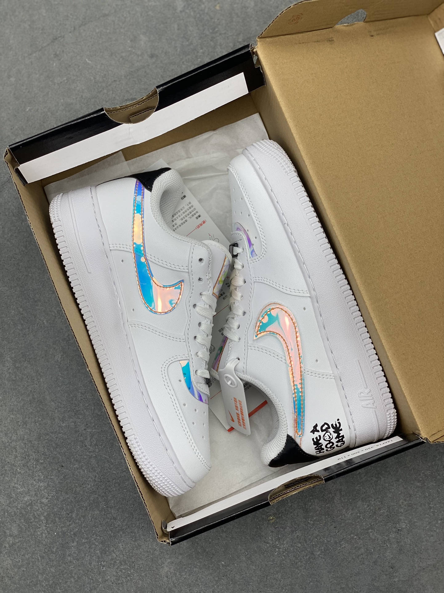Nike Air Force 1 Low White Iridescent Casual Sneakers - Iconic Style 10 i1716834174 7802 0
