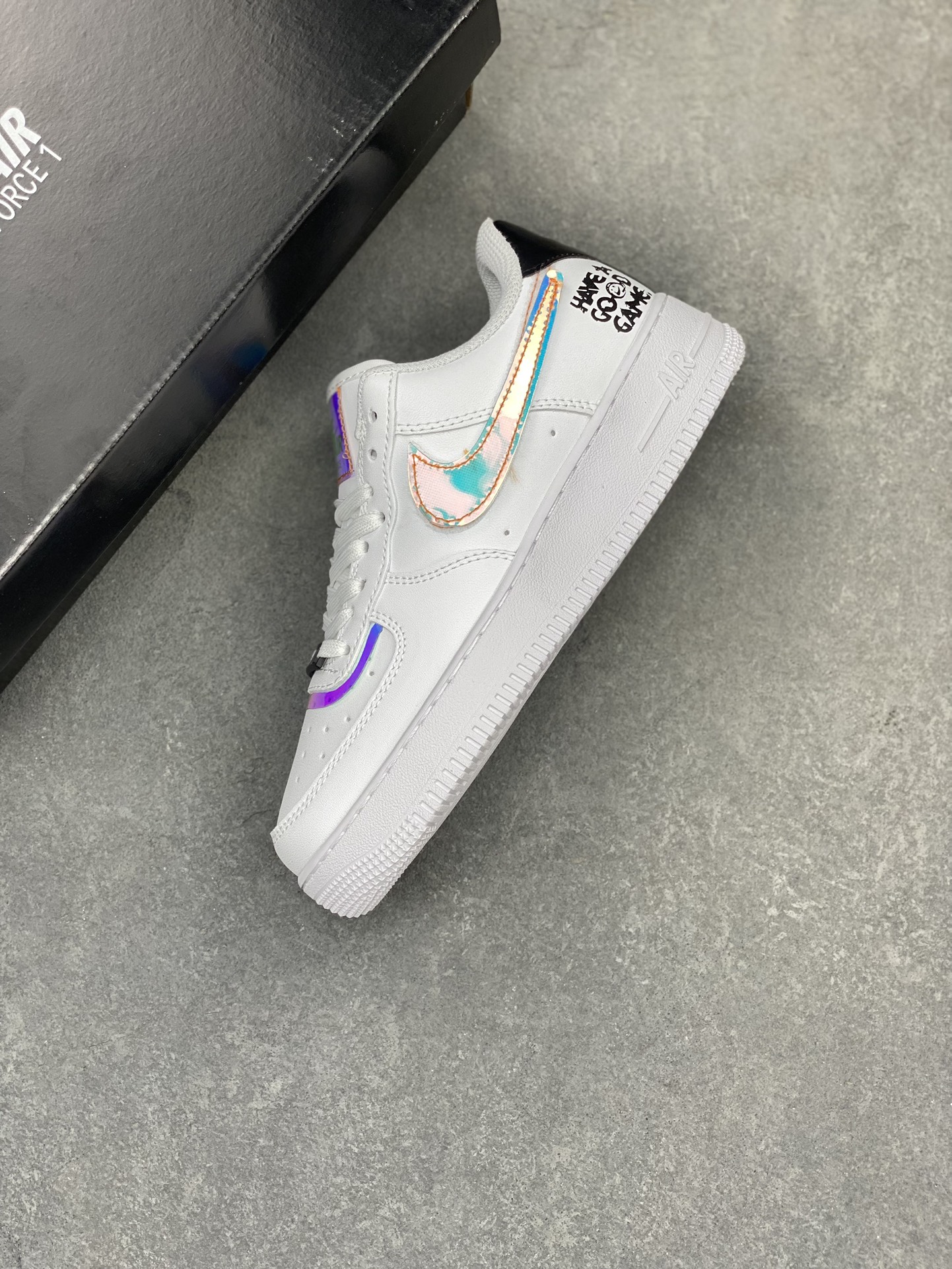 Nike Air Force 1 Low White Iridescent Casual Sneakers - Iconic Style 8 i1716834176 899 0