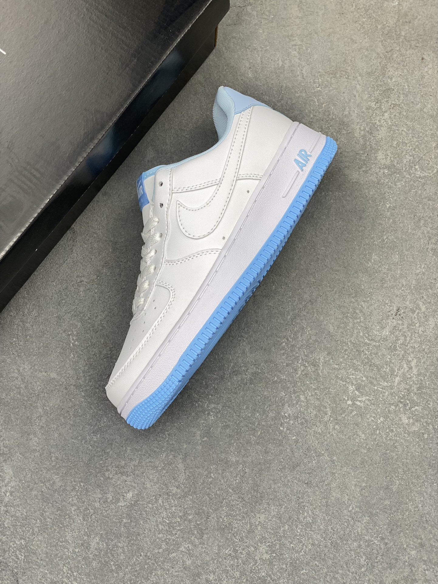 Nike Air Force 1 Low White/Ice Blue Casual Sneakers Authentic Style 8 i1716834288 4548 0
