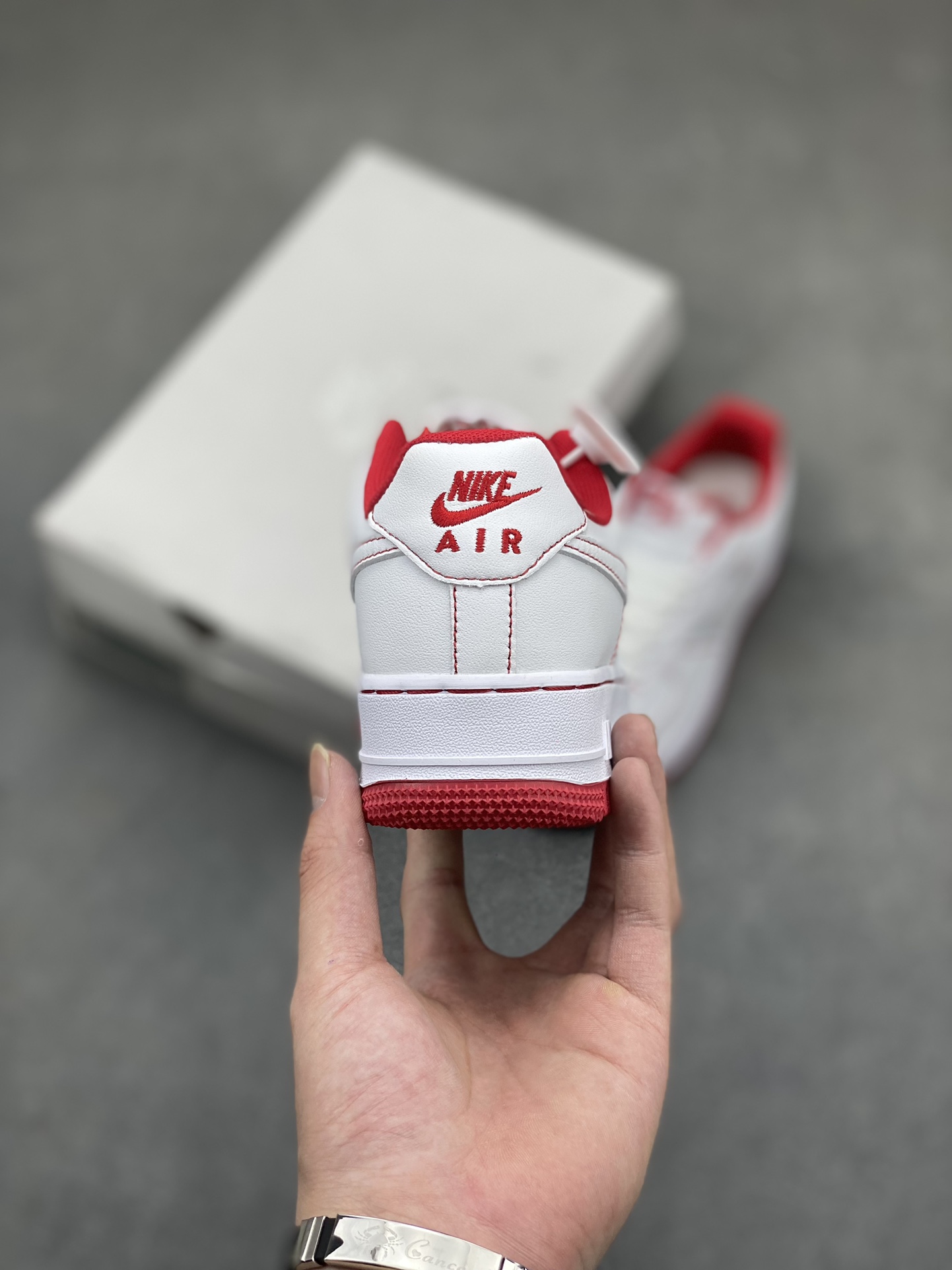 Nike Air Force 1 Low White/Red Stitching Casual Sneakers 5 i1716834306 4509 0