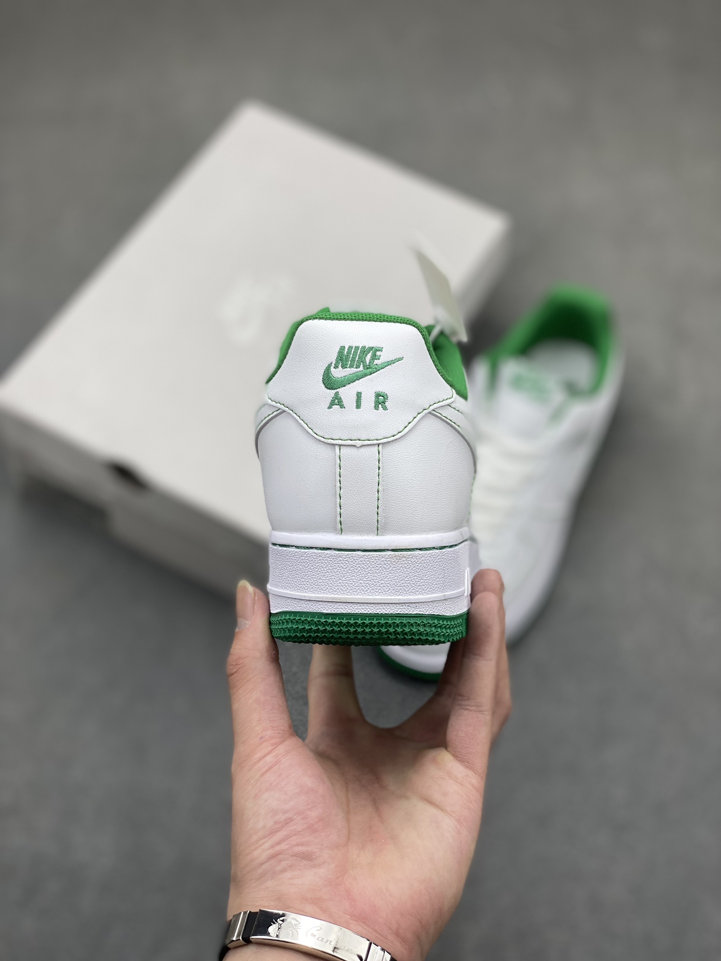 Nike Air Force 1 Low White Green Casual Sneakers - Iconic Style & Comfort 5 i1716834411 508 0