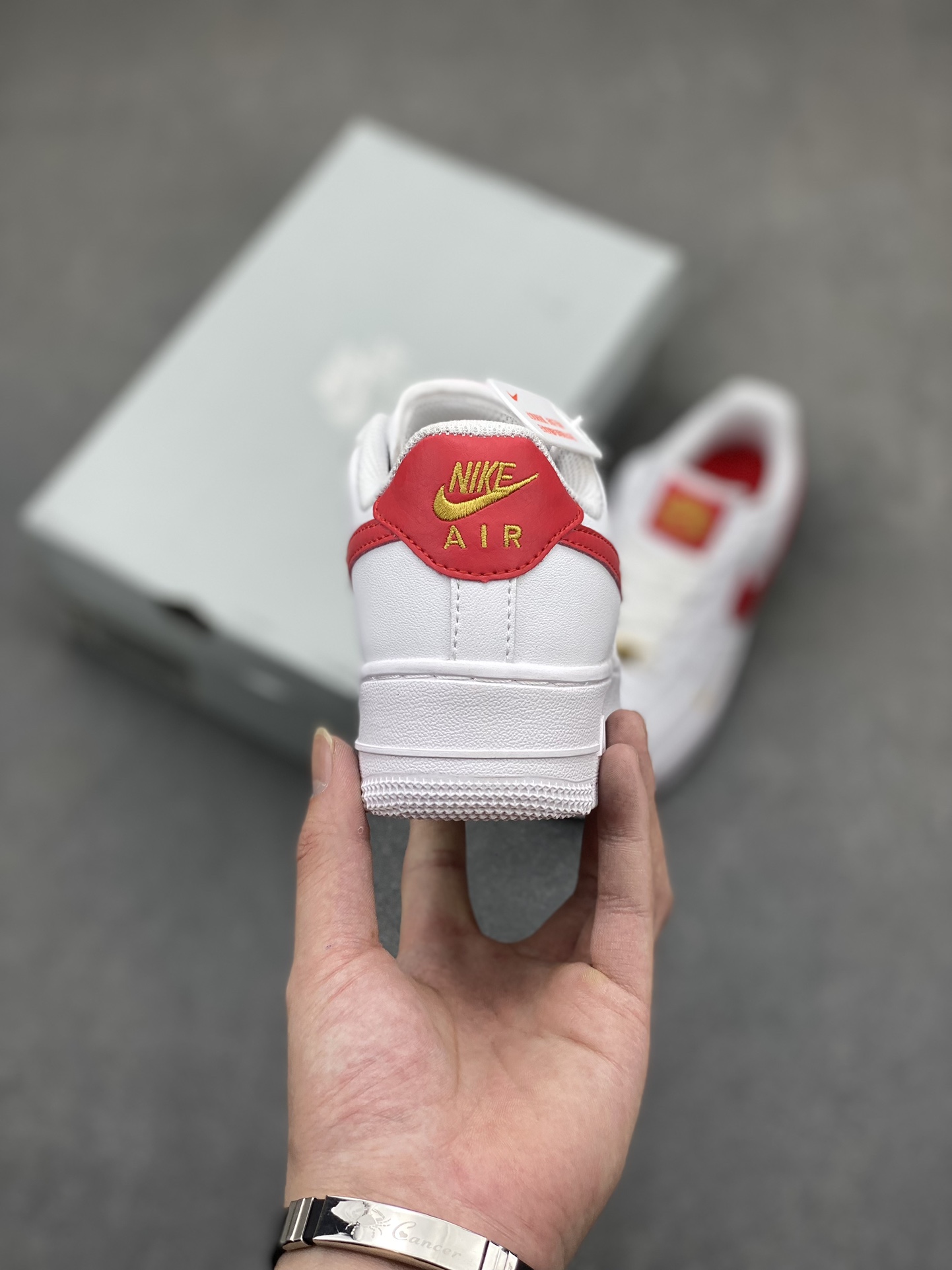 Nike Air Force 1 Low White/Red Casual Shoes, Style 315122-111 5 i1716835696 1884 0