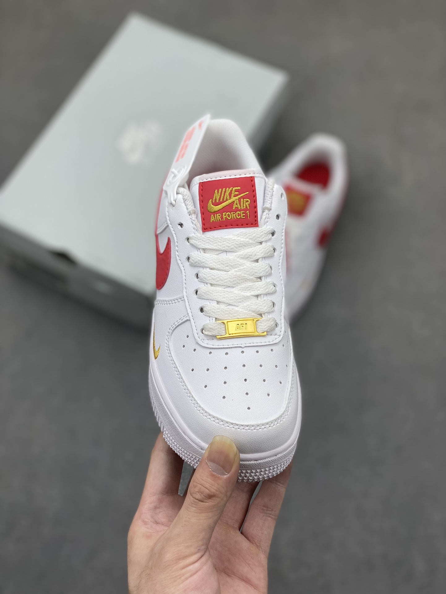 Nike Air Force 1 Low White/Red Casual Shoes, Style 315122-111 3 i1716835696 8892 0