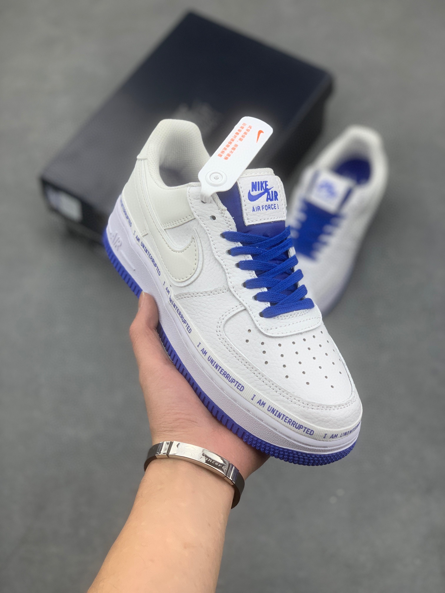 Nike Air Force 1 "MORE THAN" White Blue Low-Top Sneakers CQ0494-100 2 i1716837246 4648 5