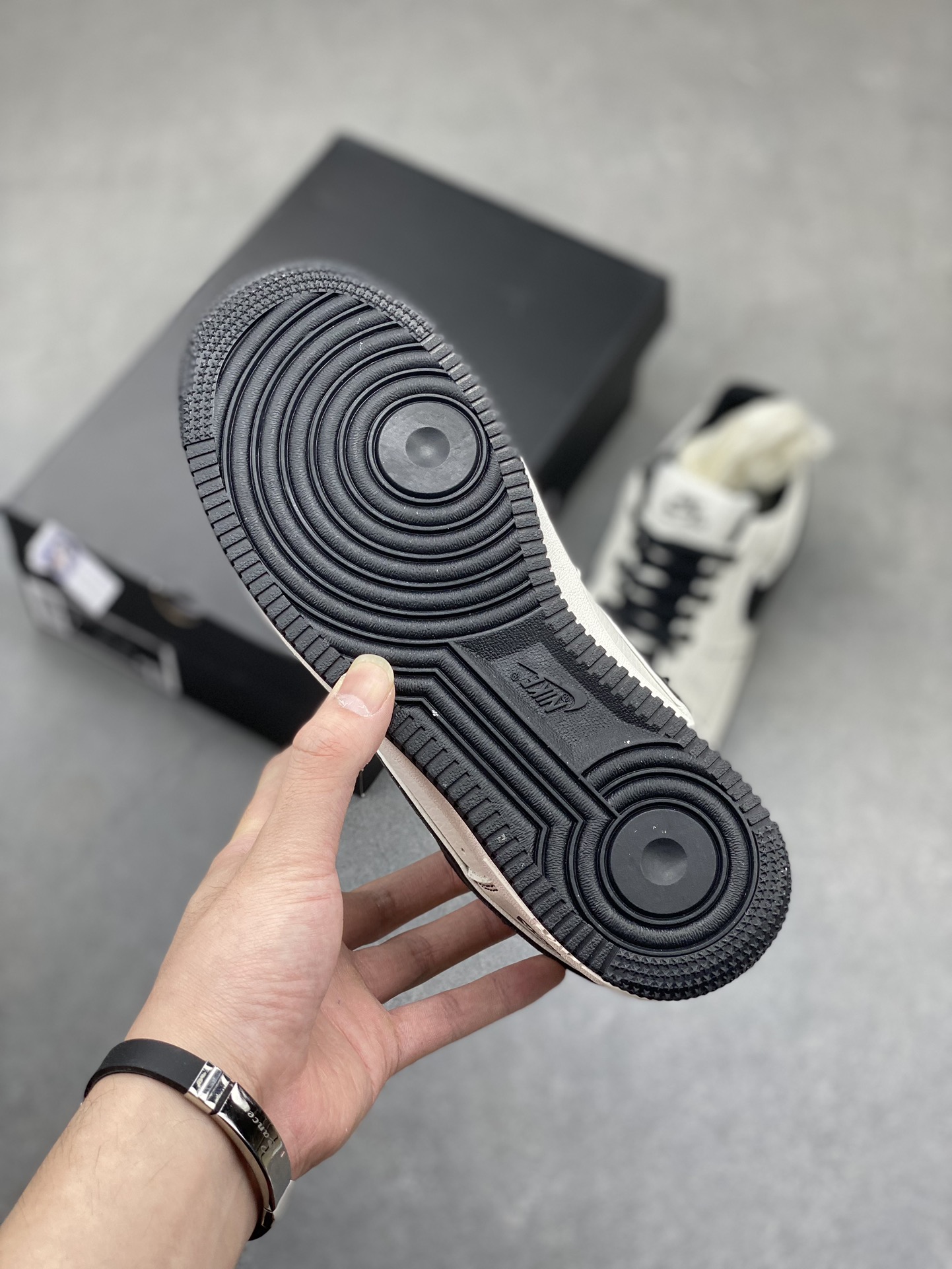 Balenciaga x Nike Air Force 1 '07 Low Black/White Custom Sneakers 7 i1716930021 1465 8