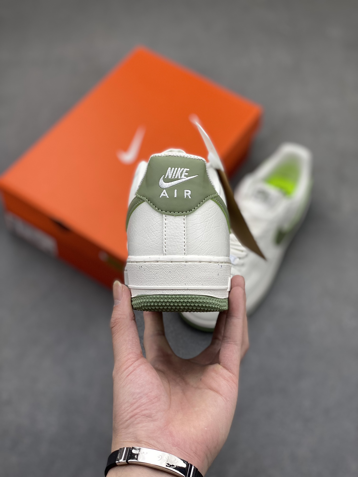 Nike Air Force 1 '07 Low Casual Sneakers - White/Olive 5 i1716930083 2338 5